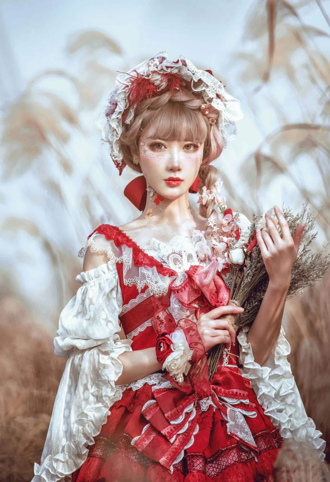 No.017-lolita红裙 [12P]-图妖社