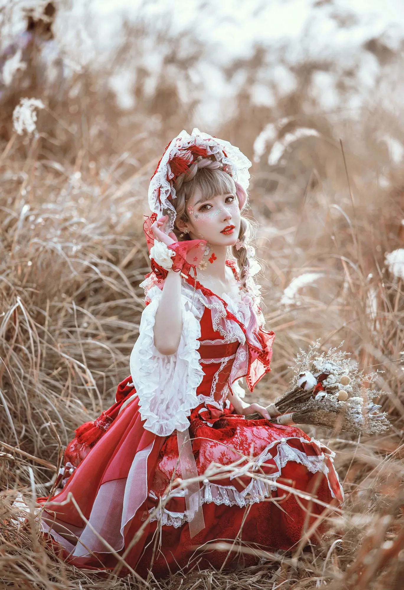 图片[5]-No.017-lolita红裙 [12P]-coswz-cos王者