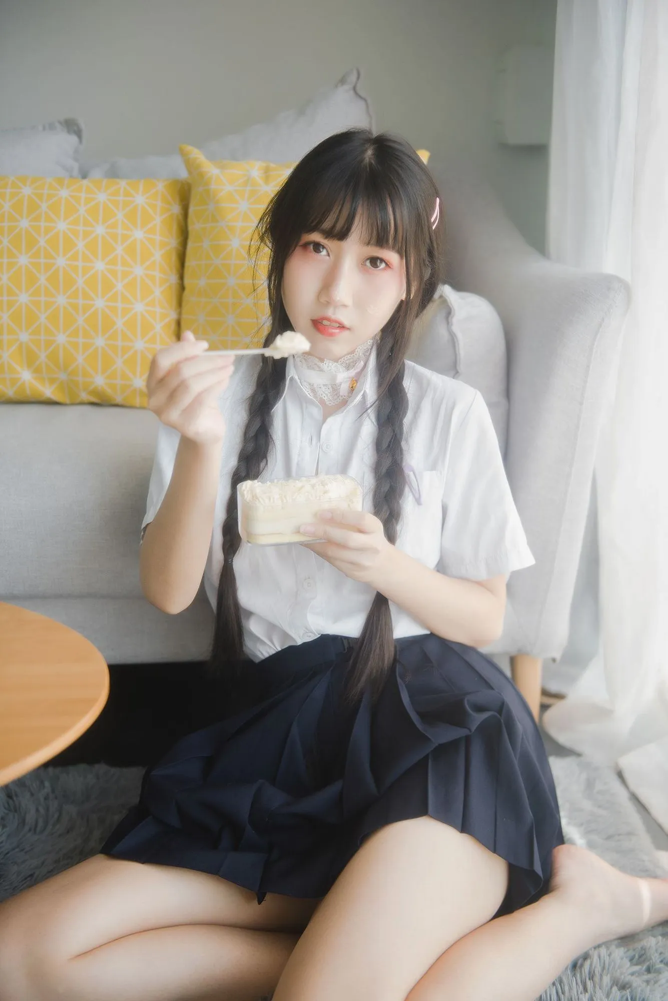 图片[3]-No.017-奶油少女 [80P 4V]-coswz-cos王者