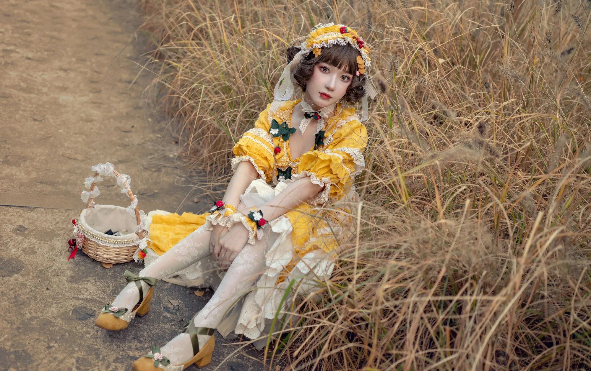 图片[2]-No.018-lolita黄裙 [12P]-coswz-cos王者
