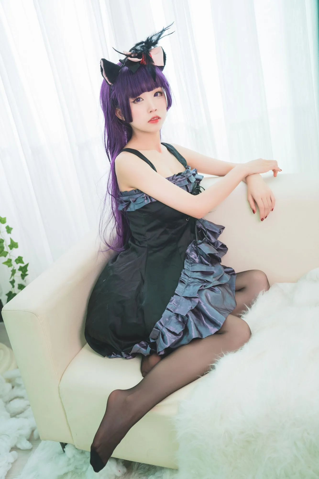 图片[4]-No.018-黑猫 冷门小礼服 [9P]-coswz-cos王者
