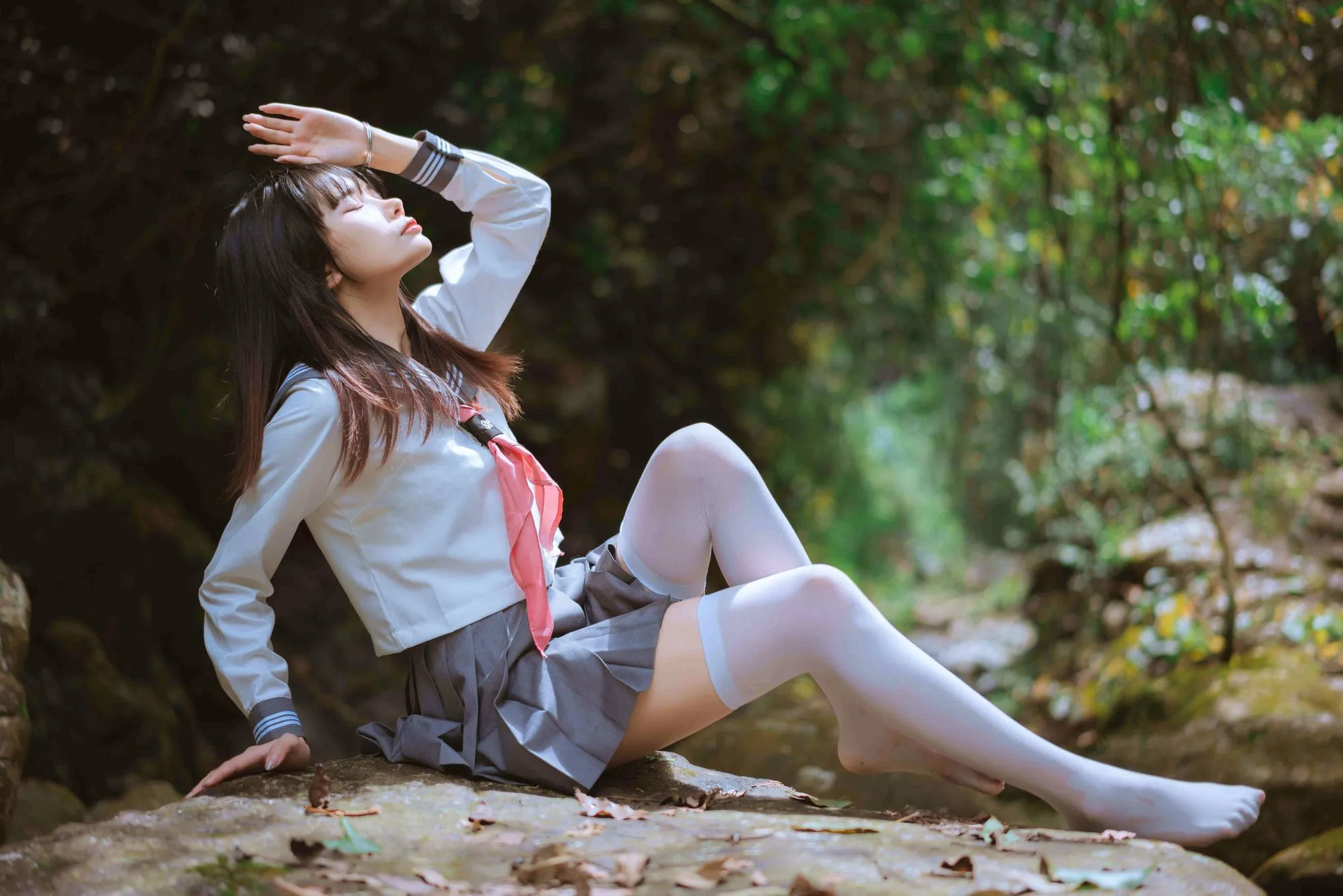图片[2]-No.019-小溪JK百合 &请叫我若生 [93P]-coswz-cos王者