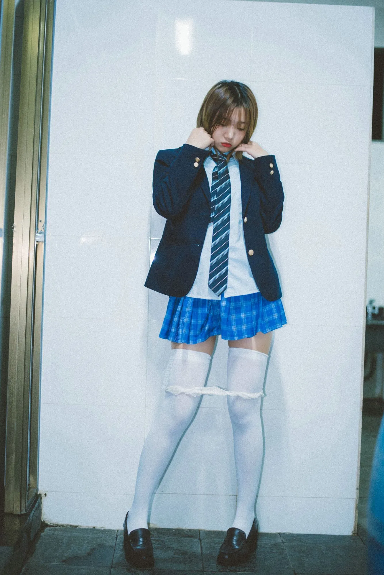 图片[3]-No.019-深夜公园JK [35P]-coswz-cos王者