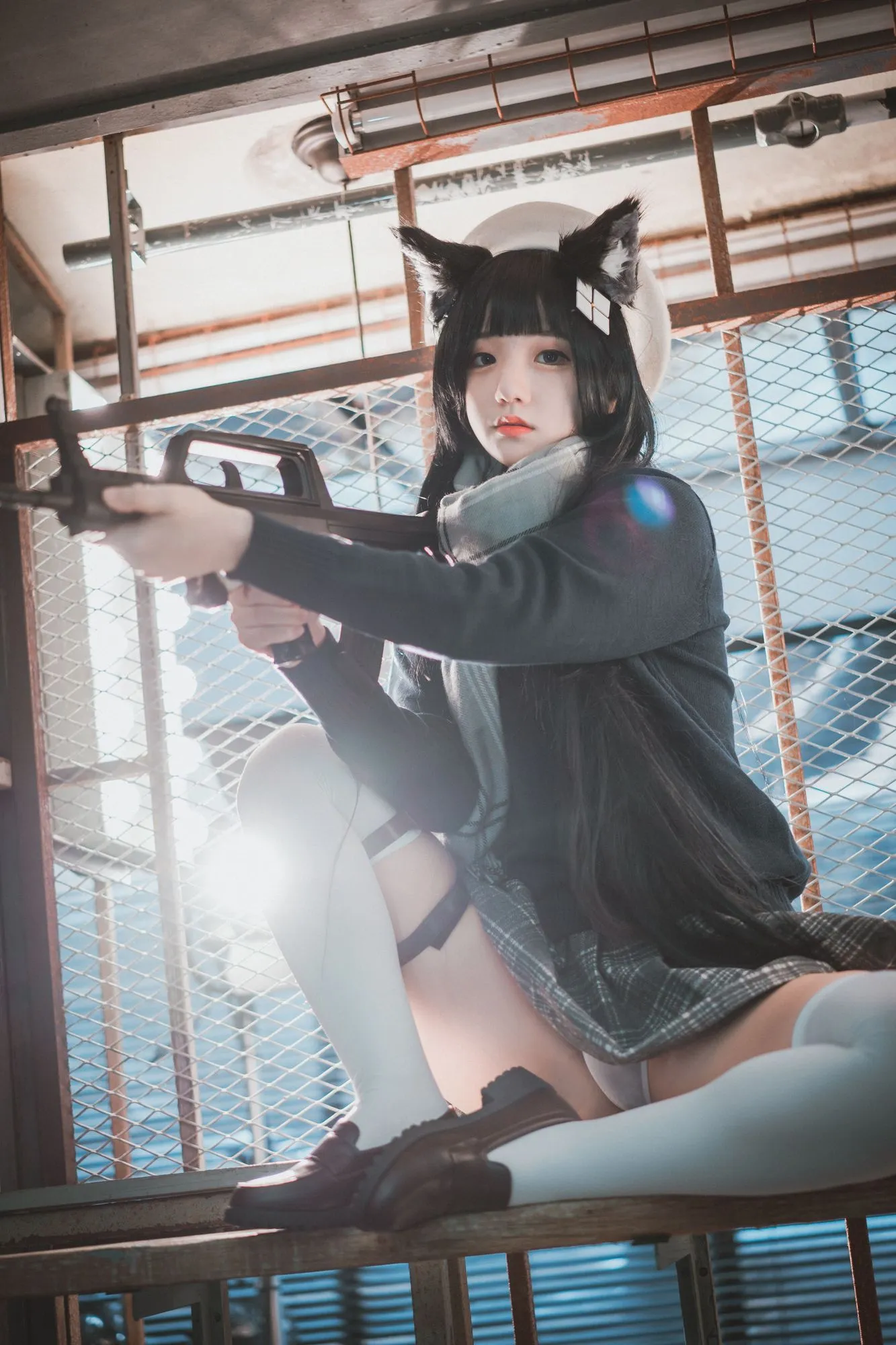 图片[5]-No.021-[DJAWA] Type95 Pure White Graduation (Girls Frontline) [33P]-coswz-cos王者