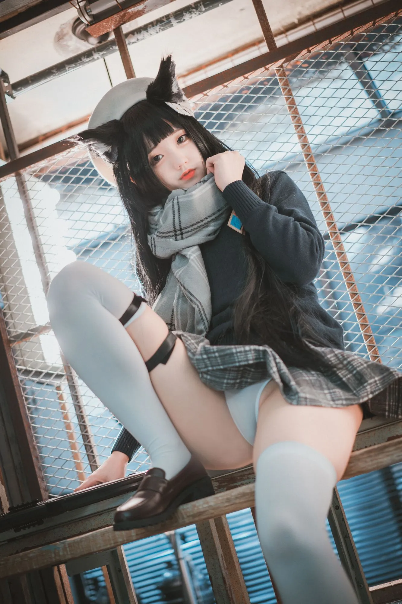 图片[4]-No.021-[DJAWA] Type95 Pure White Graduation (Girls Frontline) [33P]-coswz-cos王者