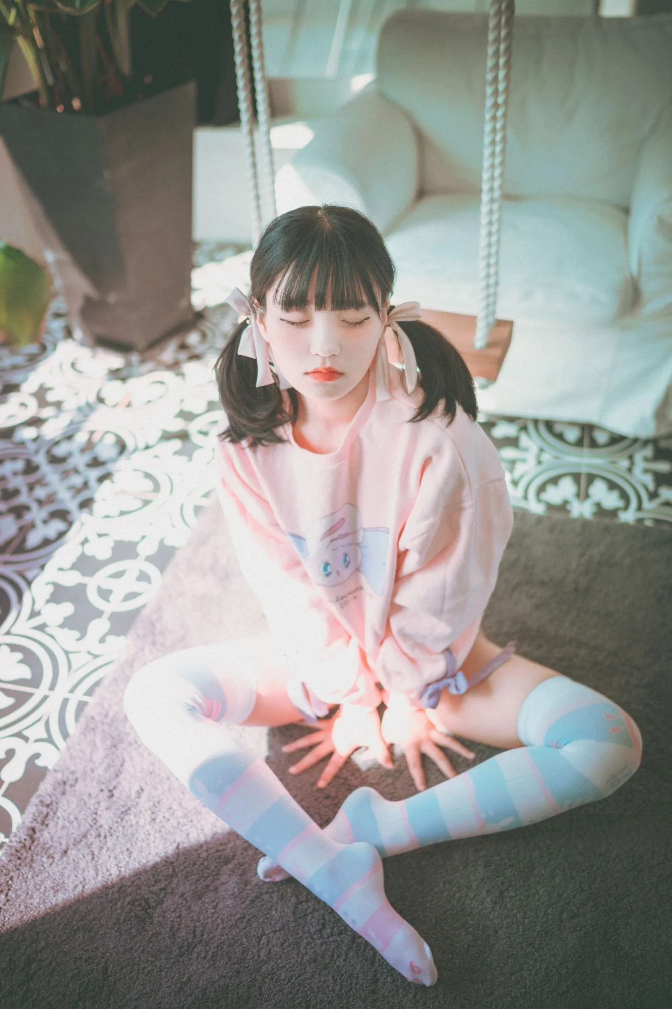 图片[4]-No.024-[DJAWA] Lovely Pink [34P]-coswz-cos王者