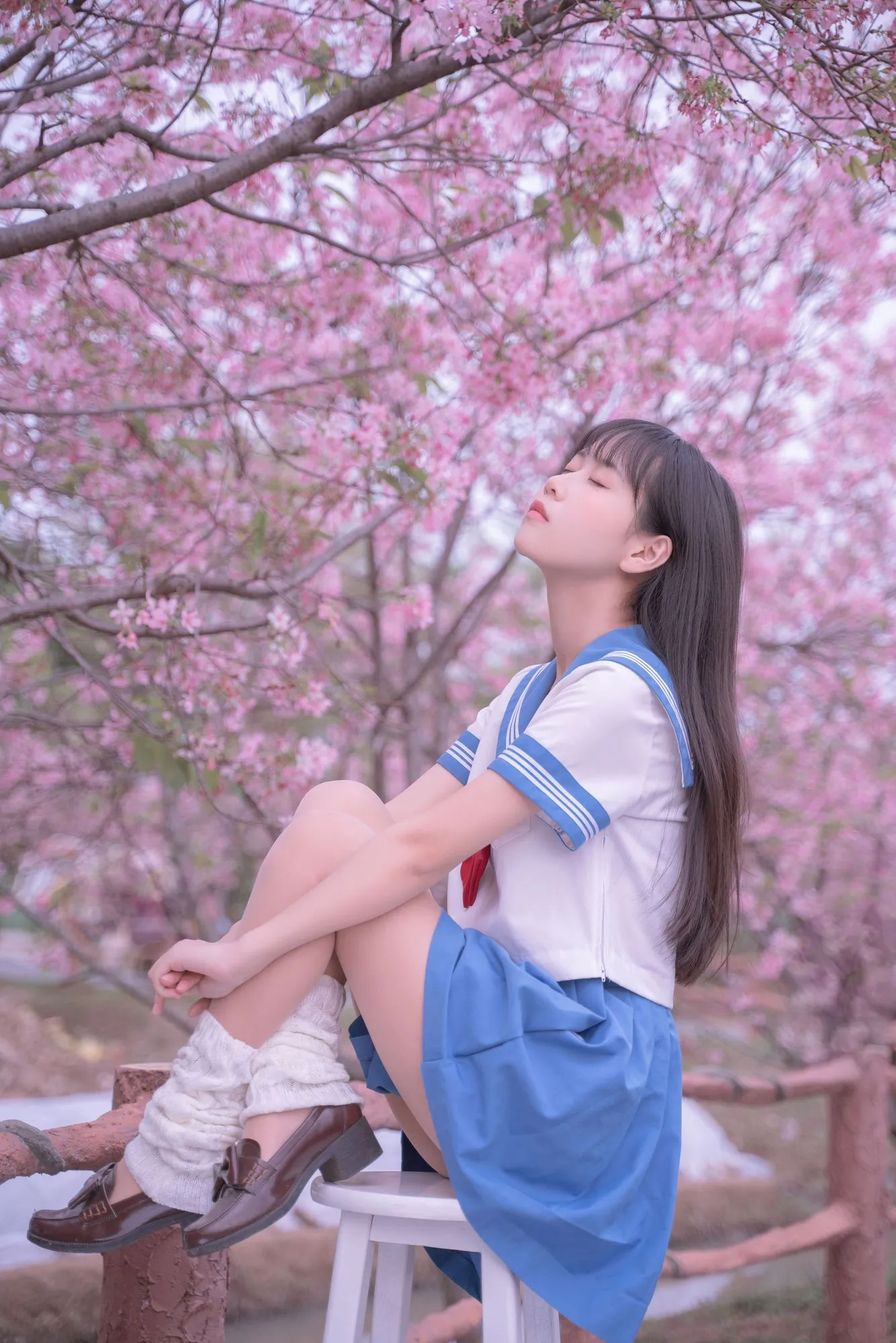 图片[3]-No.024 – 樱花JK [30P]-coswz-cos王者