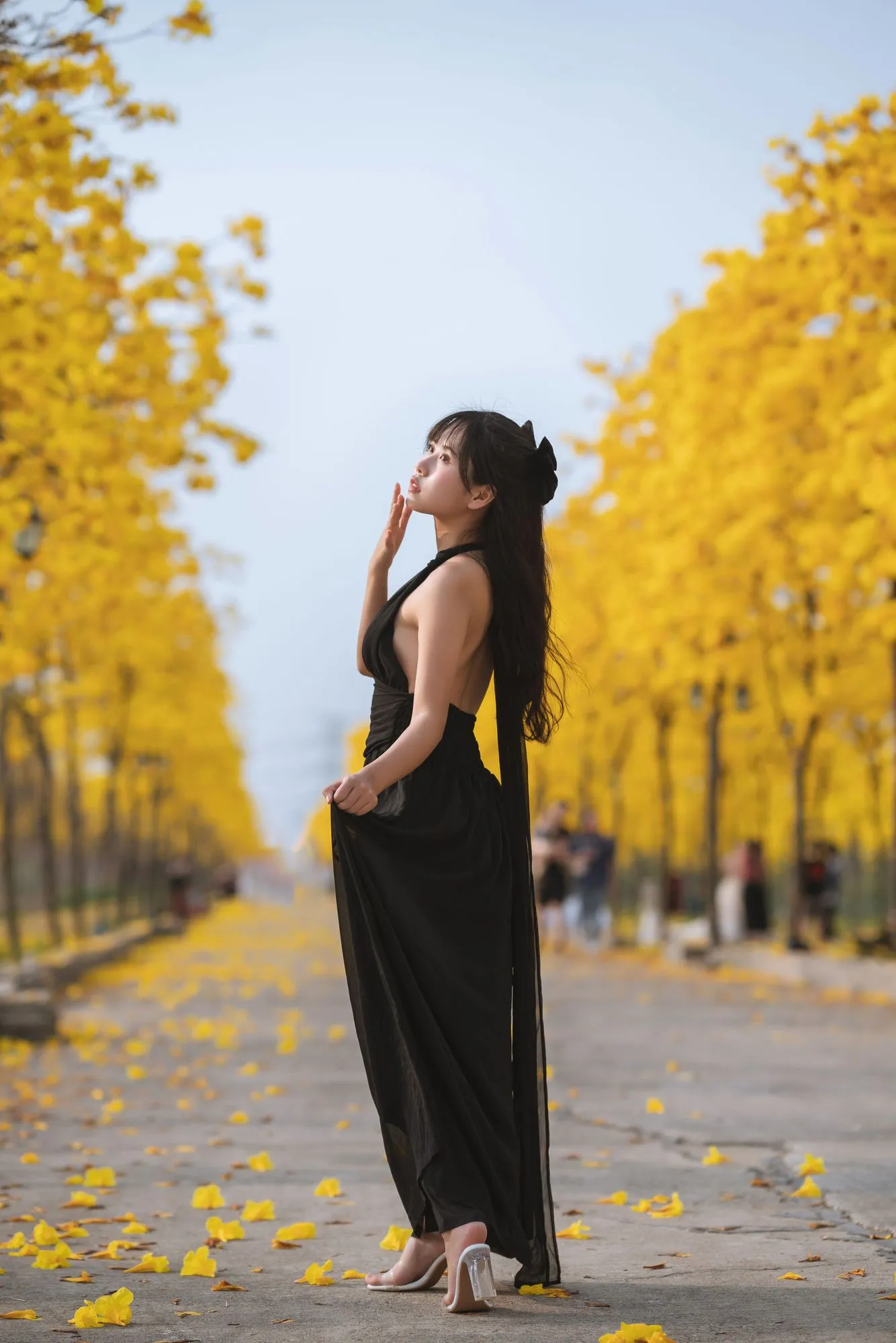 图片[4]-No.025 – 秋有银杏 春有黄风铃 [23P]-coswz-cos王者