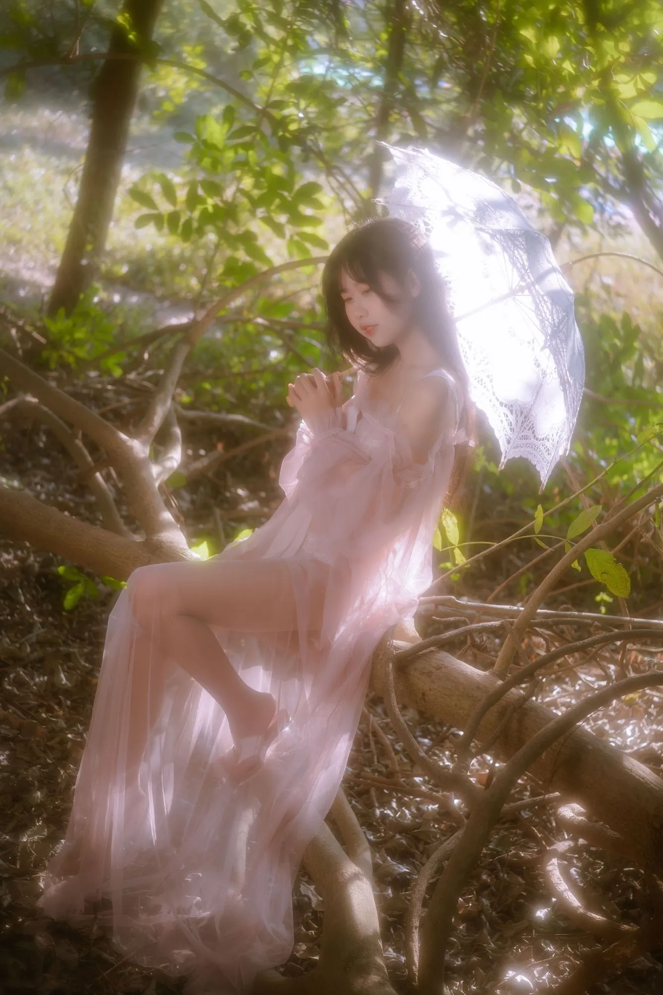 图片[2]-No.027 – 林中少女 [30P]-coswz-cos王者
