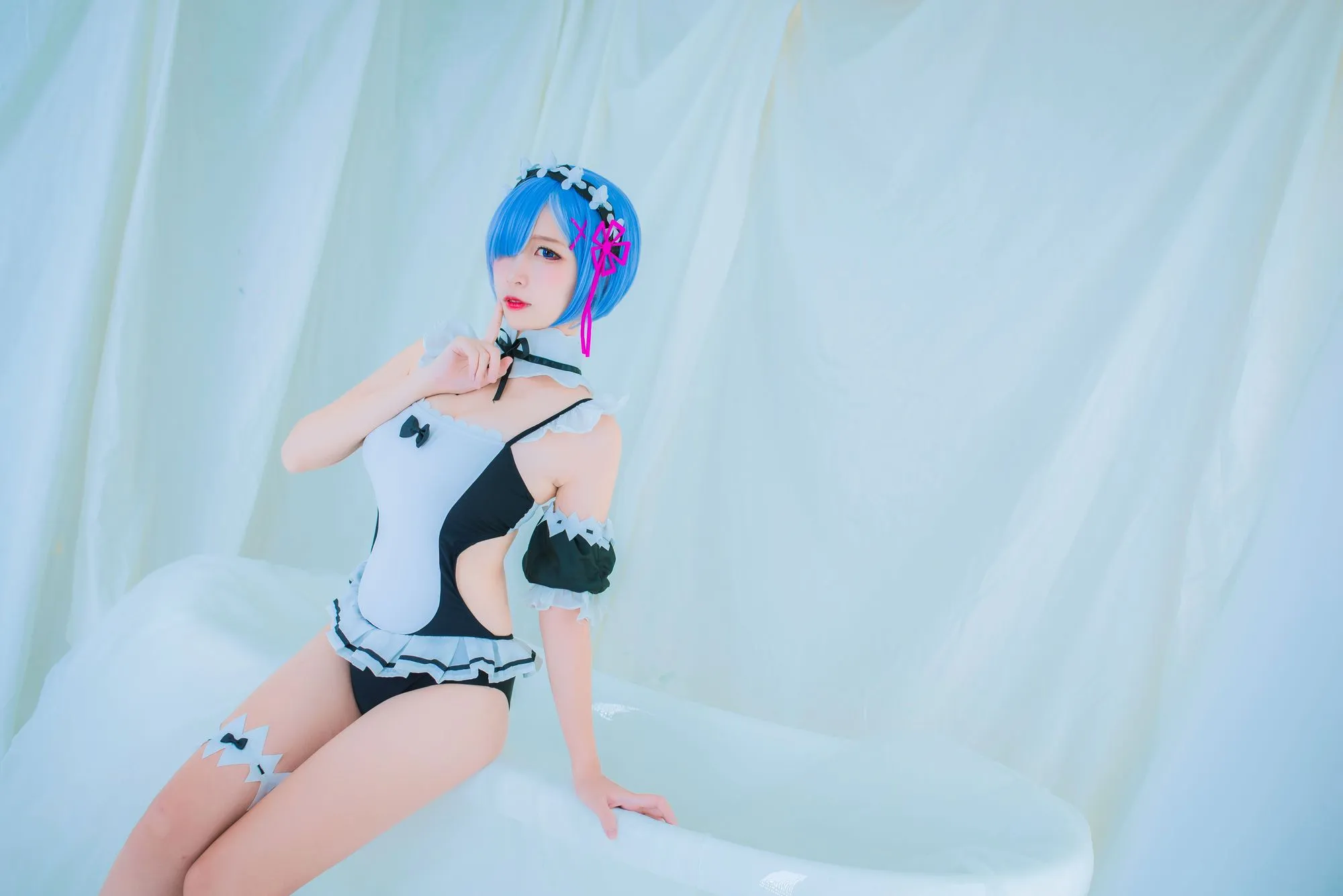 图片[4]-No.028-蕾姆泳装 [32P]-coswz-cos王者