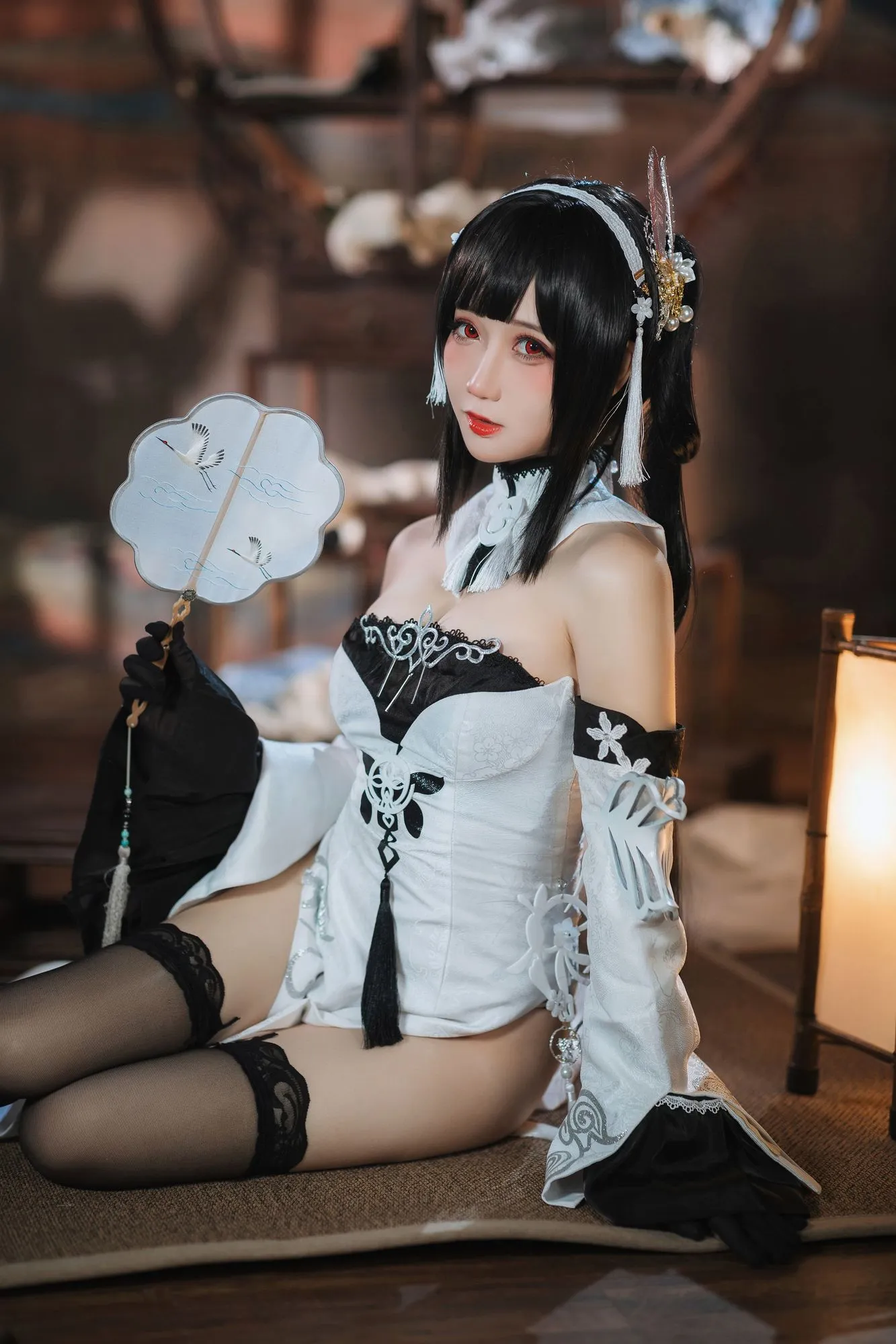 图片[4]-No.029 – 碧蓝航线 鎮海 白黑礼服 [23P]-coswz-cos王者