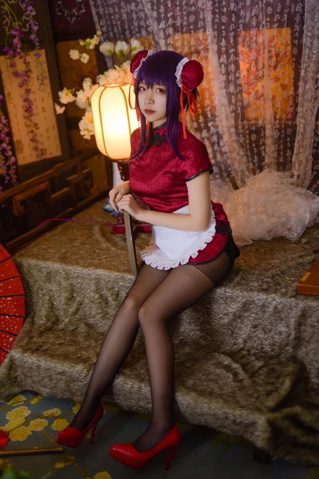 图片[5]-No.030-女主学姐旗袍 [31P]-coswz-cos王者