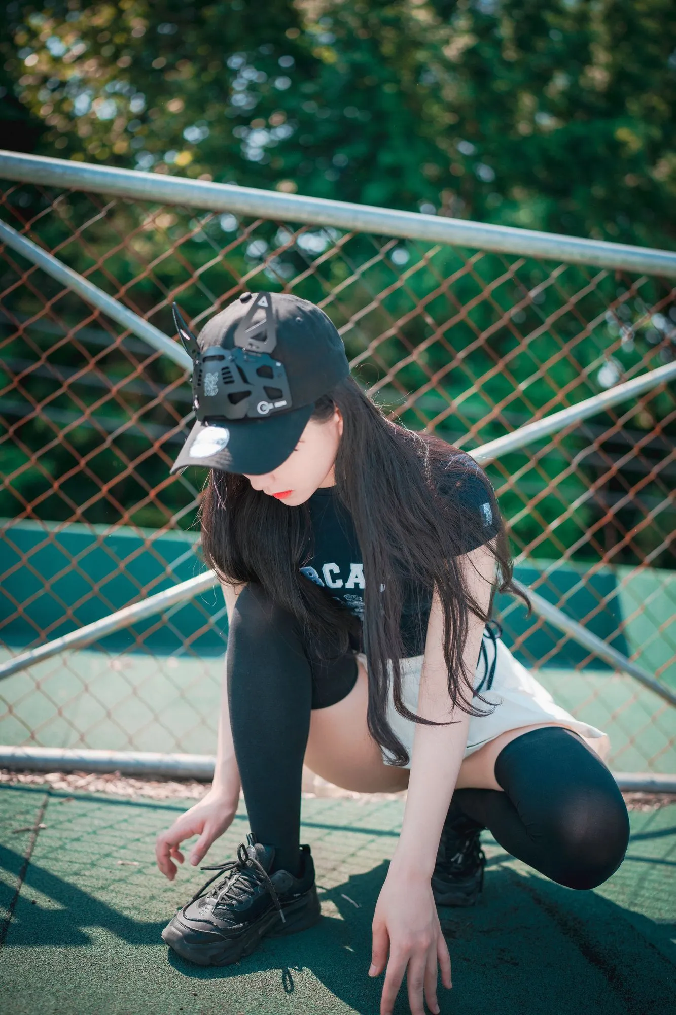 图片[2]-No.034-[DJAWA] Classic Athletic Girl in Navy Blue [71P]-coswz-cos王者