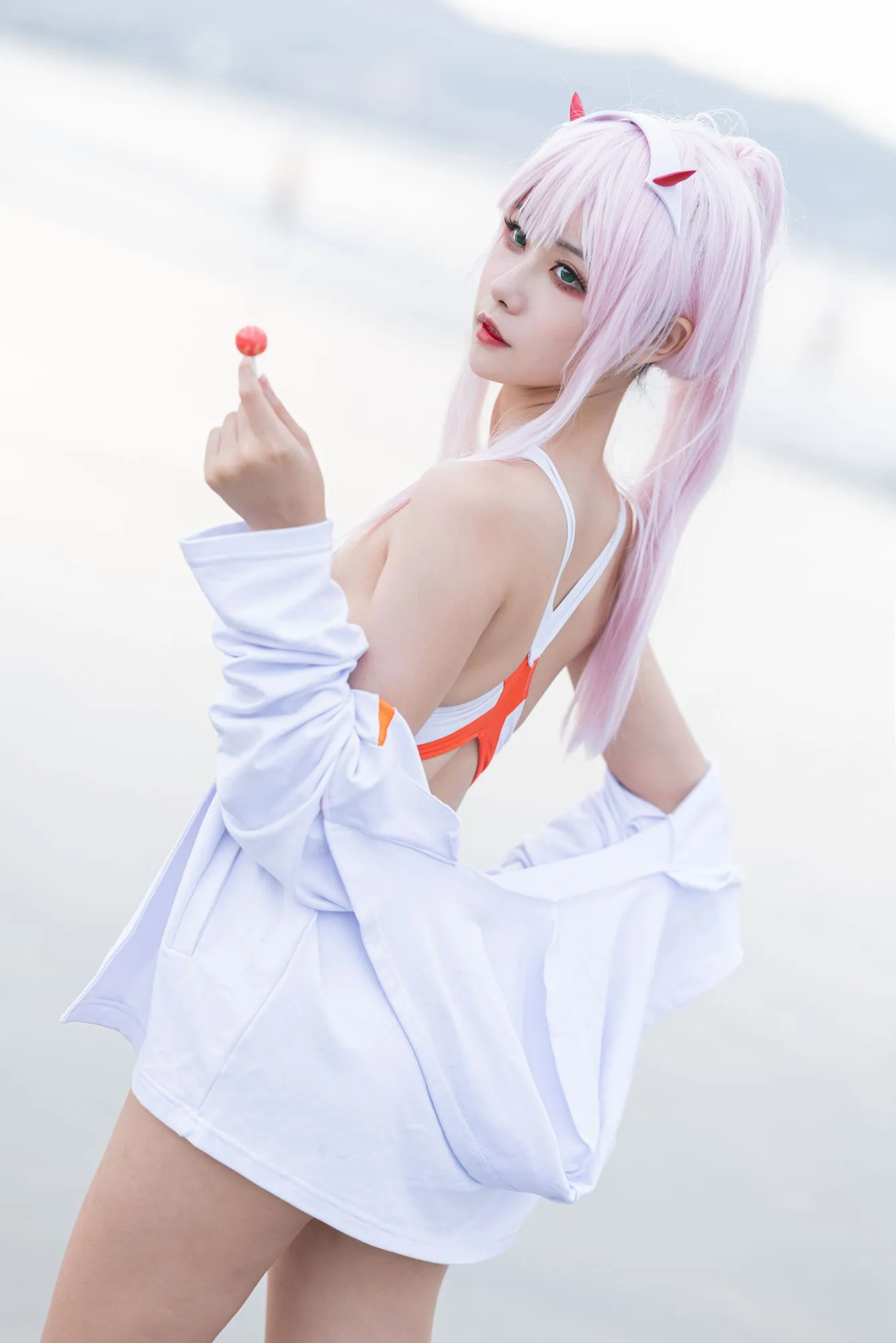 图片[2]-No.036 – DARLING in the FRANXX 02 泳装 兔女郎 花嫁 [61P]-coswz-cos王者