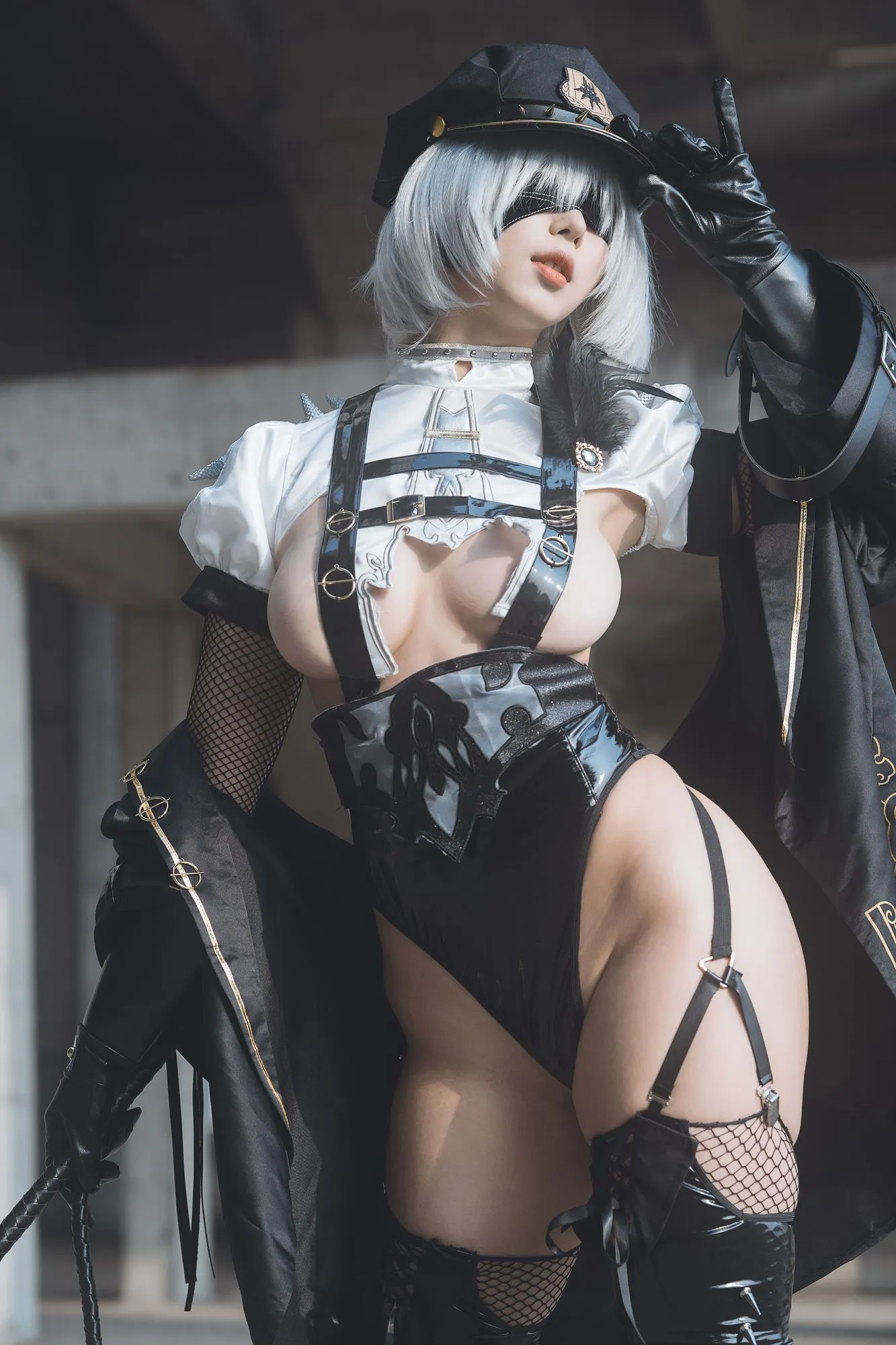 No.044-奶桃 N59 2B警服 [43P]-图妖社