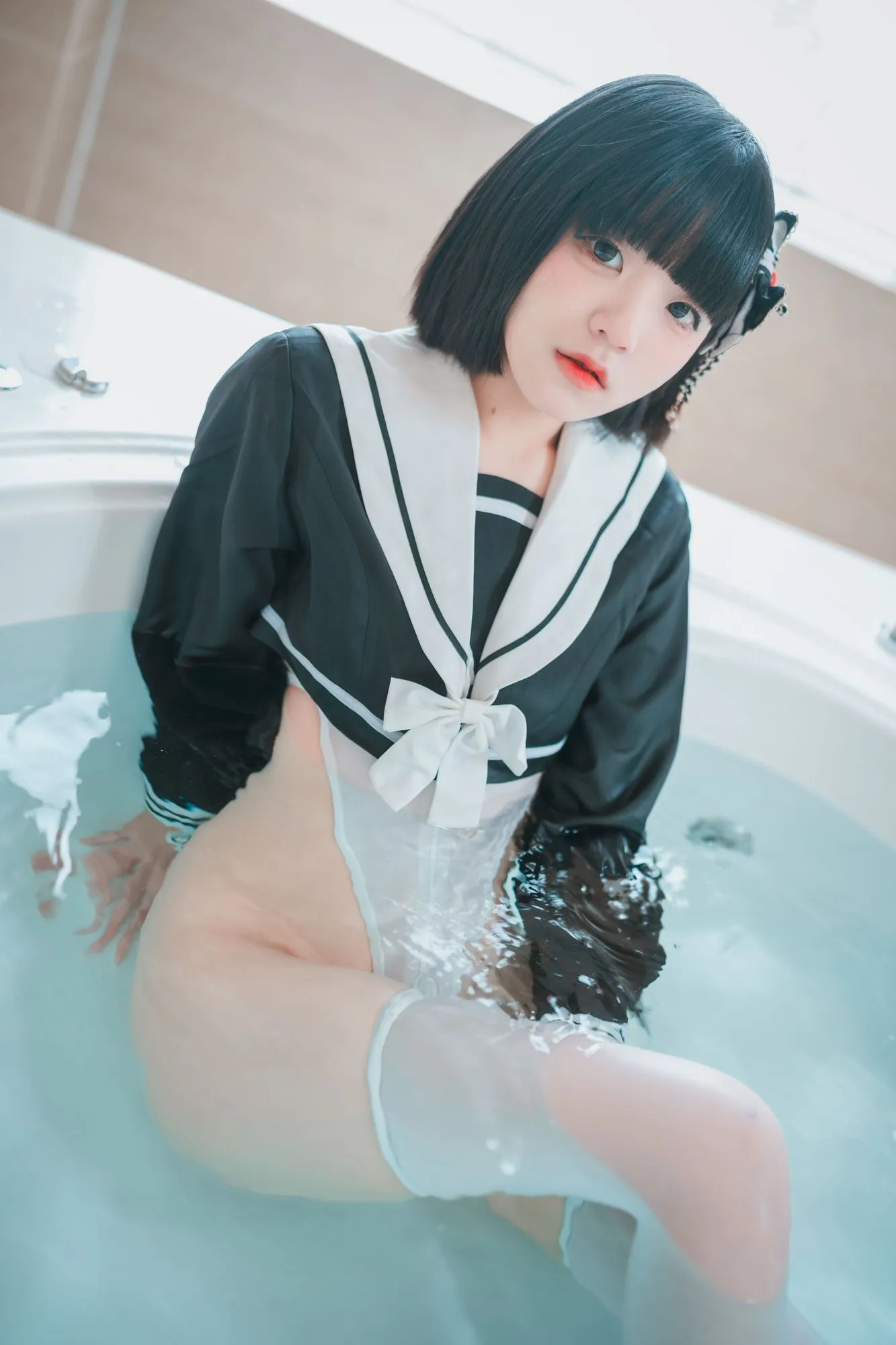 图片[4]-No.046-[DJAWA] Swimming Lessons #12 [90P]-coswz-cos王者