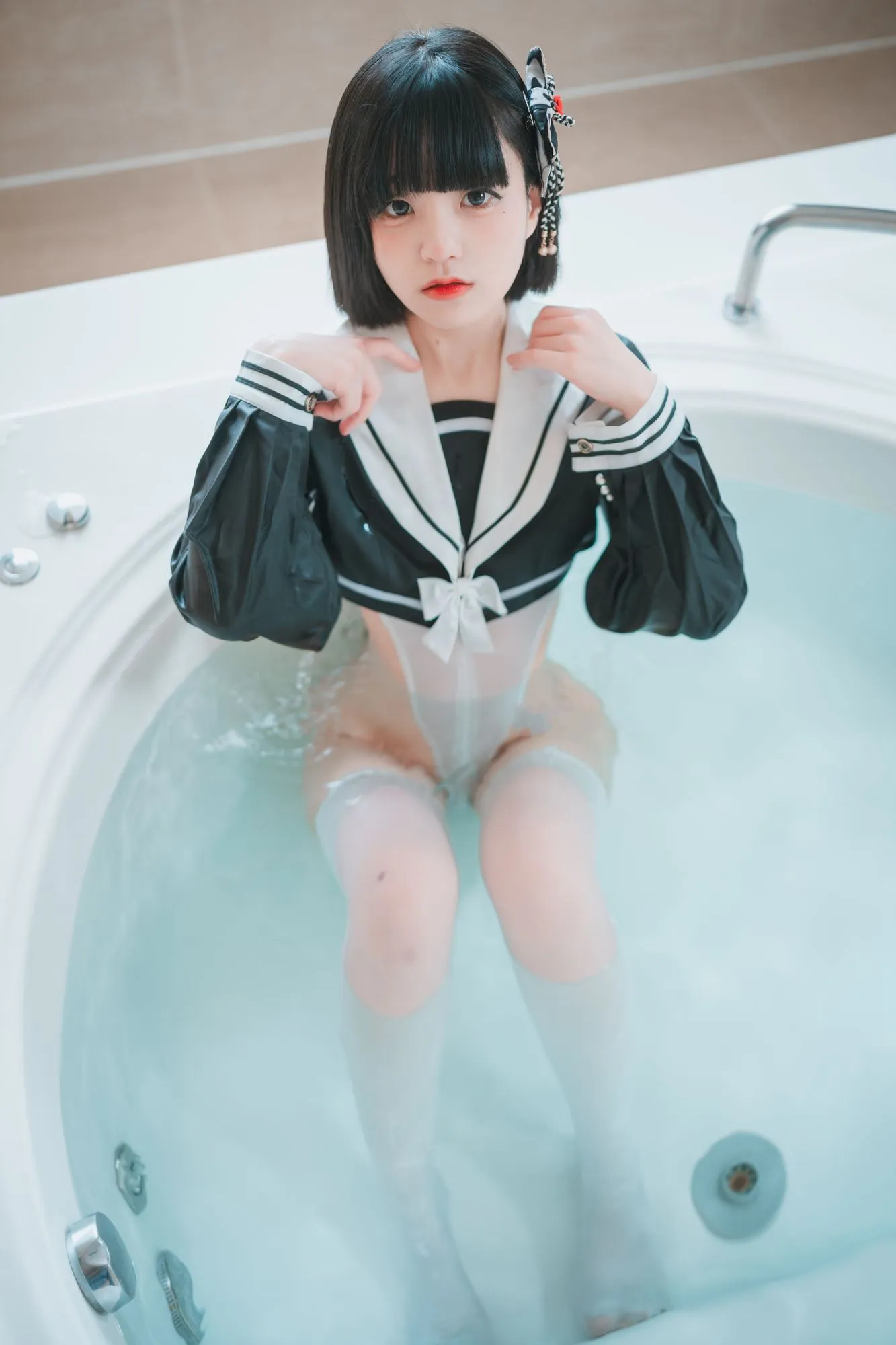 图片[5]-No.046-[DJAWA] Swimming Lessons #12 [90P]-coswz-cos王者