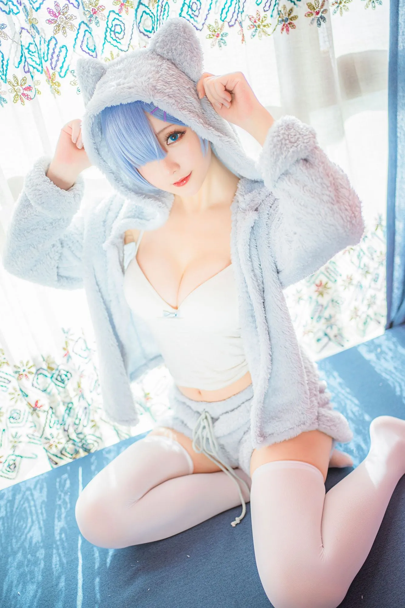图片[3]-No.056-蕾姆猫娘睡衣 [14P]-coswz-cos王者