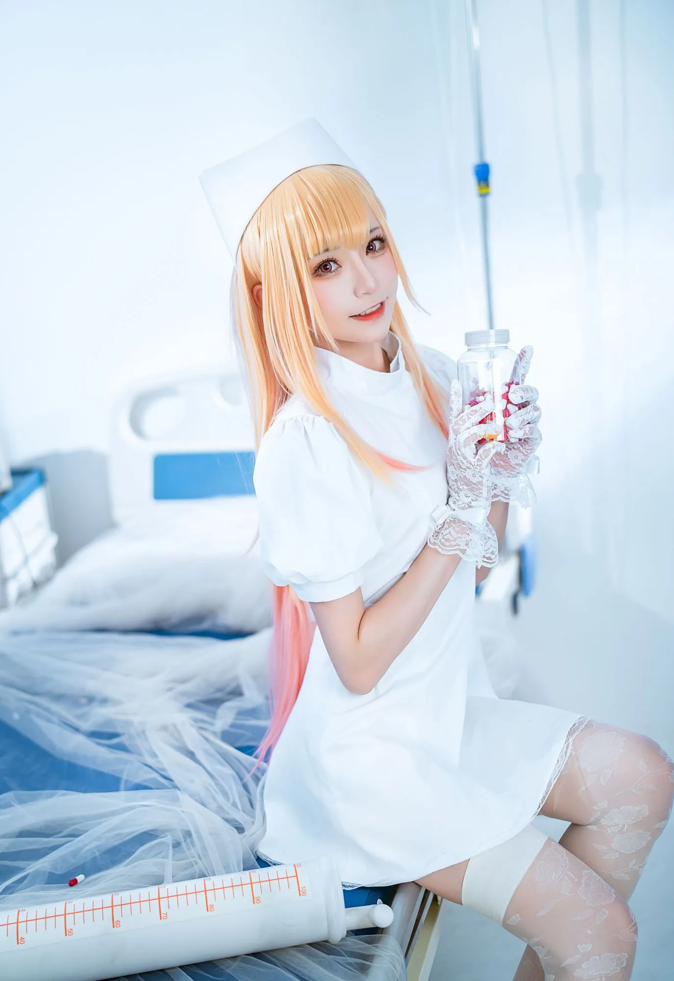 No.065-喜多川海梦 白色护士 [15P]-图妖社