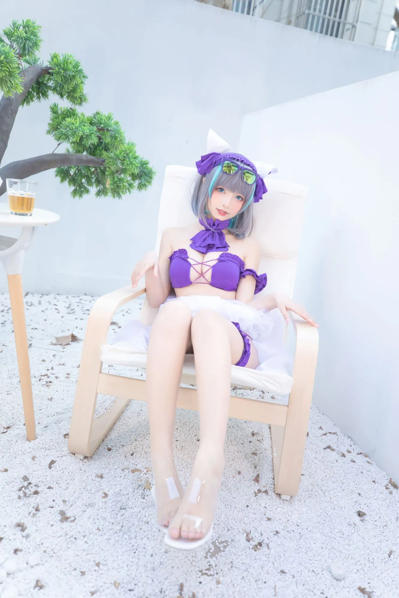 图片[2]-No.077-柴郡cos《纯色庭院》 [150P 2V]-coswz-cos王者