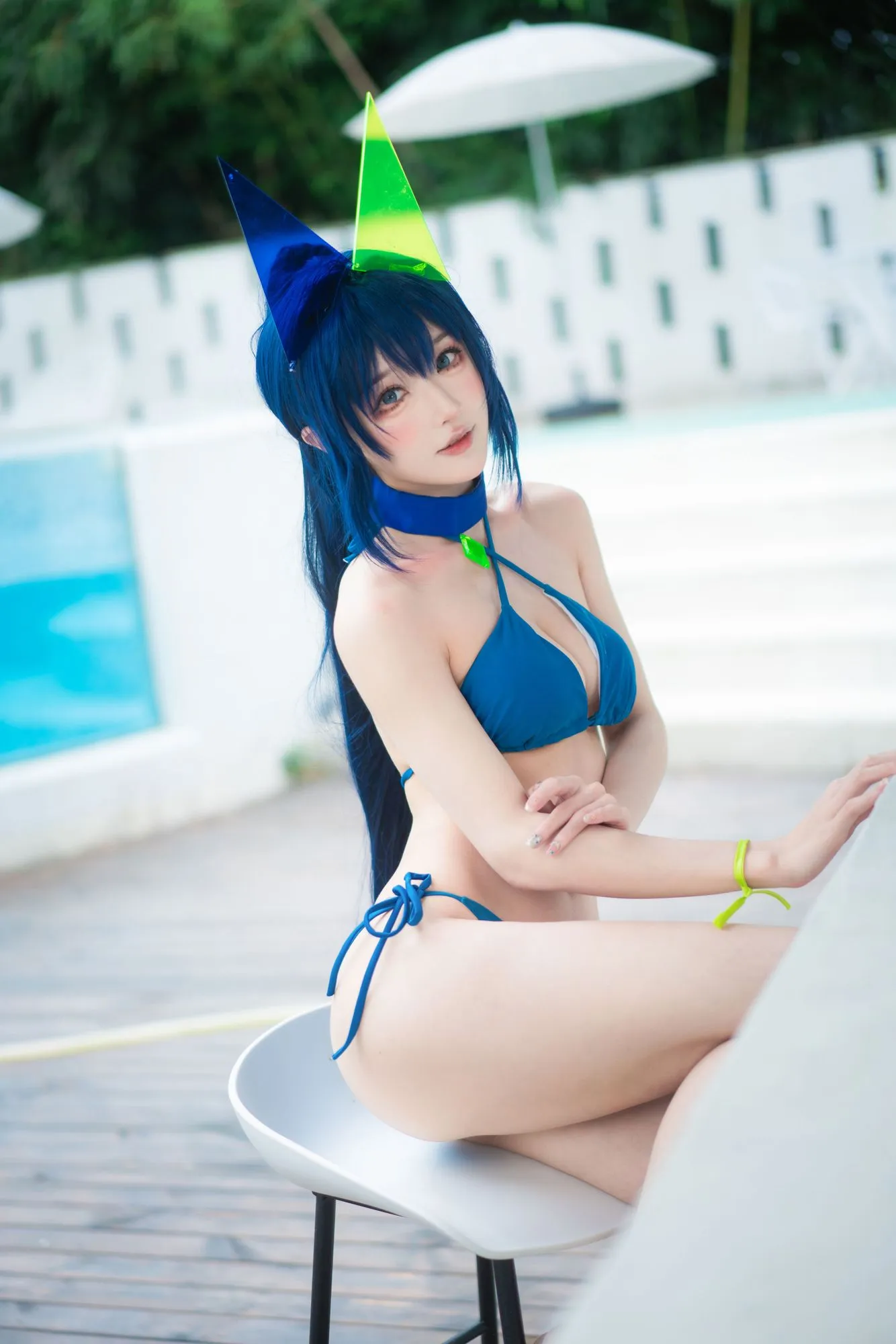 图片[2]-No.081 – 花园泳装 [35P]-coswz-cos王者
