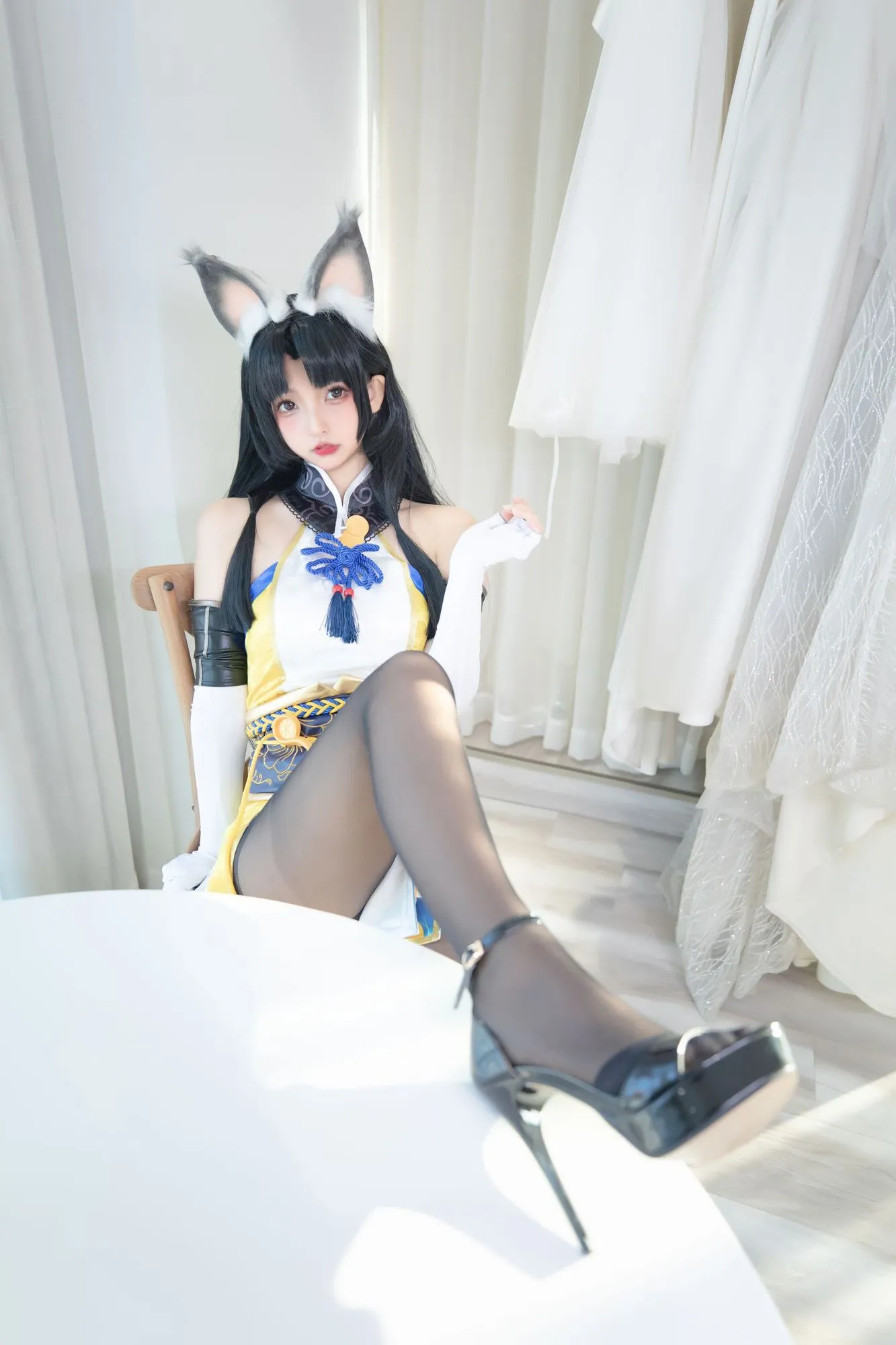 图片[2]-No.090-黑丝胡桃 [75P]-coswz-cos王者