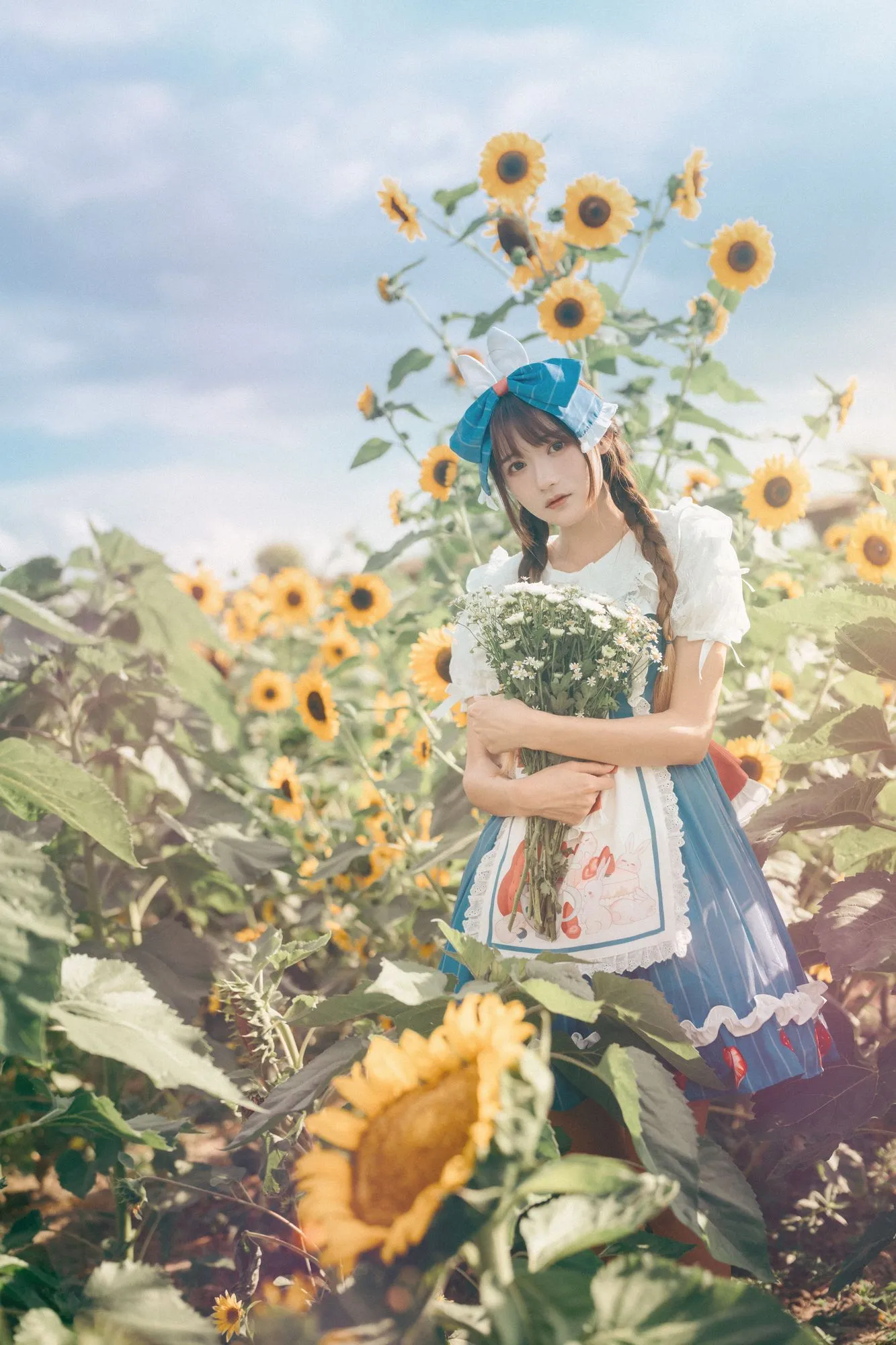 图片[2]-No.092-甜甜向日葵女孩 [31P]-coswz-cos王者