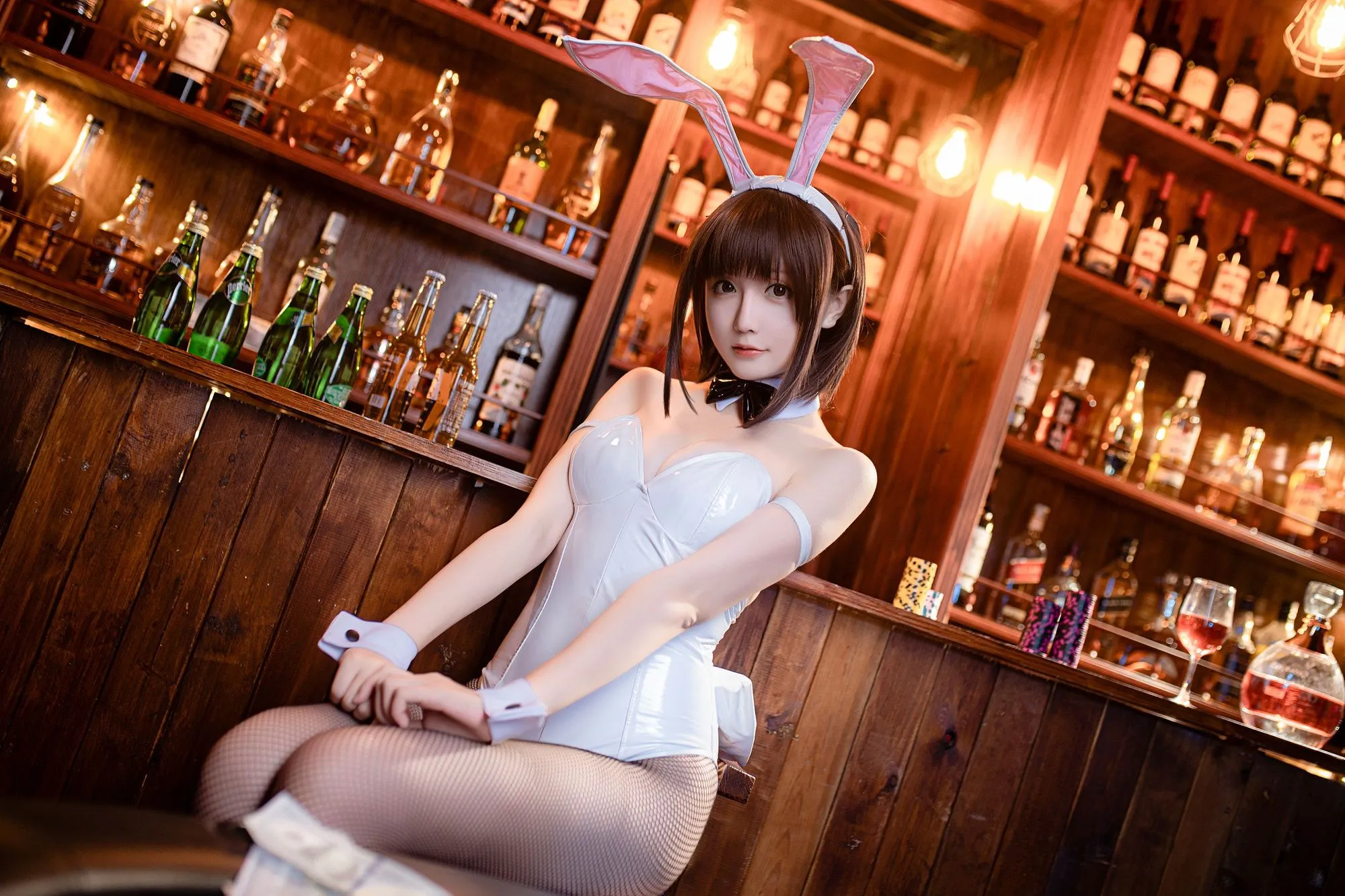 图片[3]-No.098-加藤惠 兔女郎 [46P 1V]-coswz-cos王者