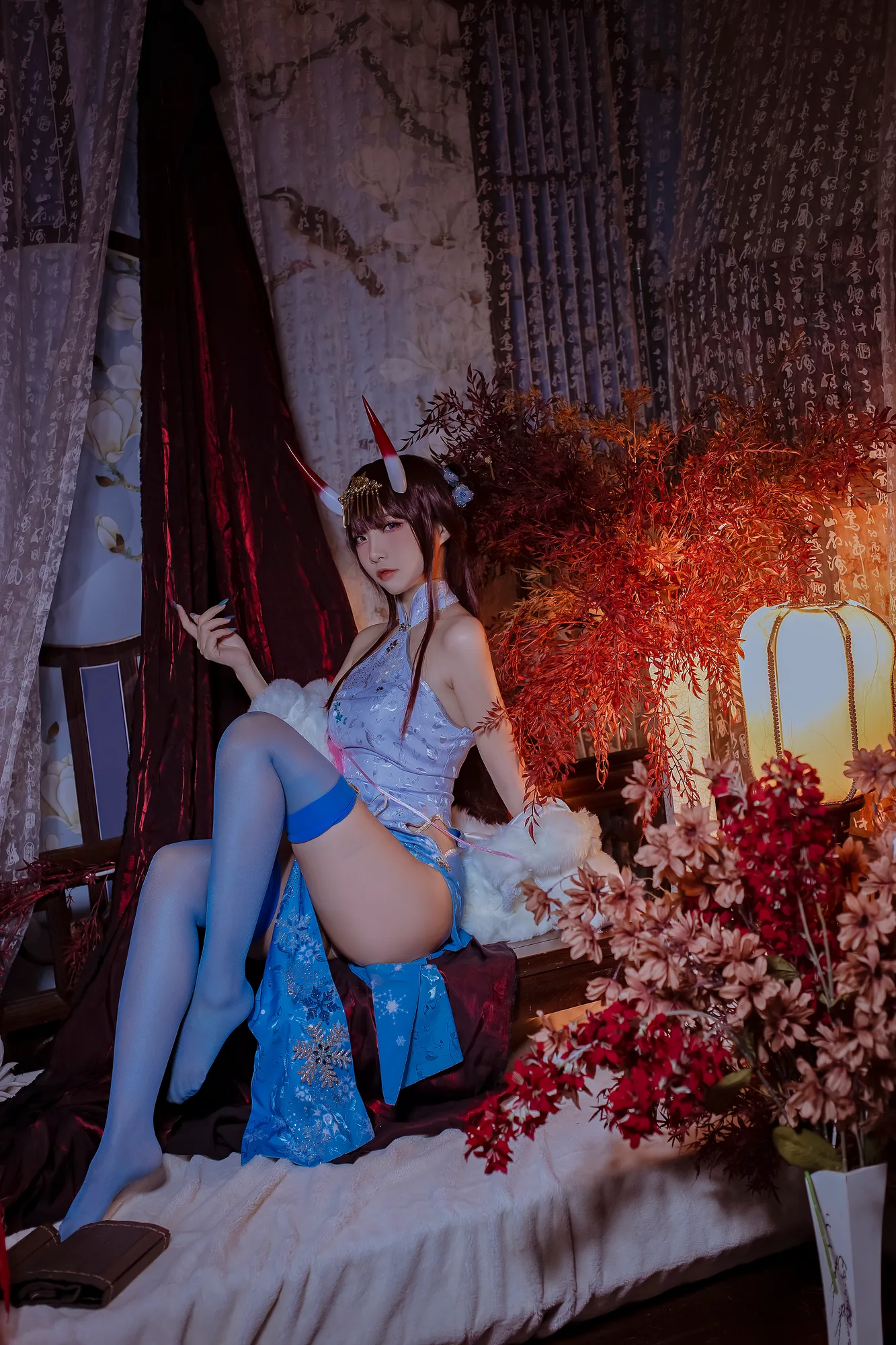 No.105-碧蓝航线 能代旗袍 [18P]-图妖社