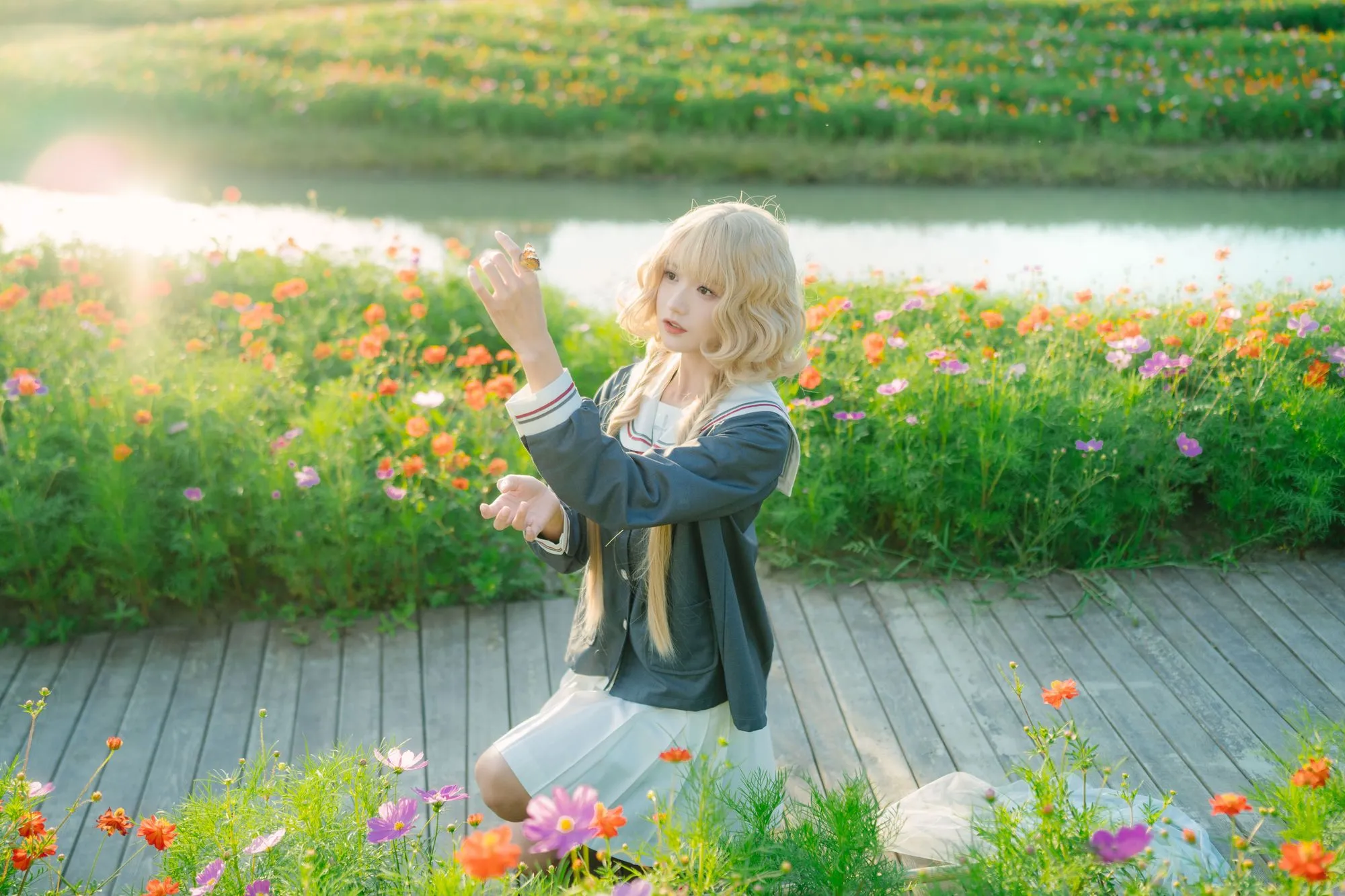 图片[4]-No.107 – 花开海上 [28P]-coswz-cos王者