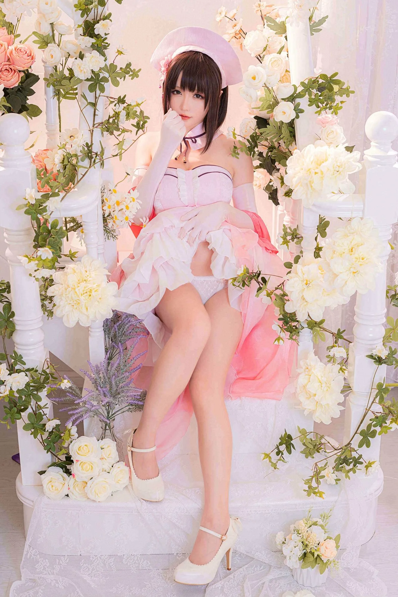 图片[2]-No.109 – 加藤惠粉礼服 [33P]-coswz-cos王者