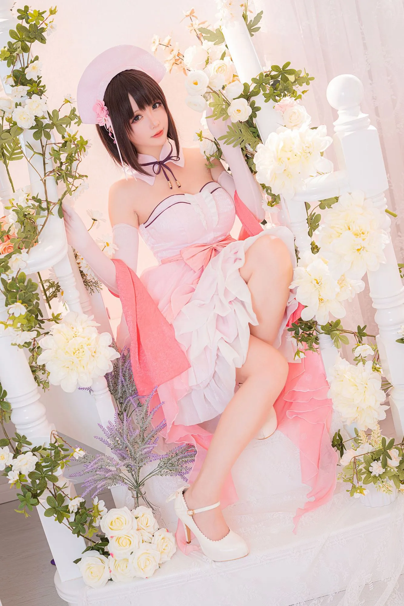 图片[6]-No.109 – 加藤惠粉礼服 [33P]-coswz-cos王者
