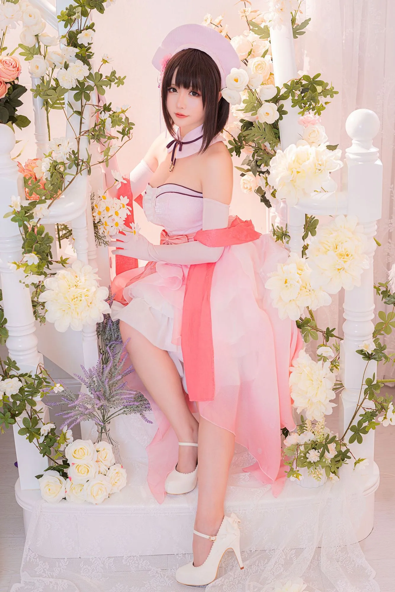 图片[5]-No.109 – 加藤惠粉礼服 [33P]-coswz-cos王者