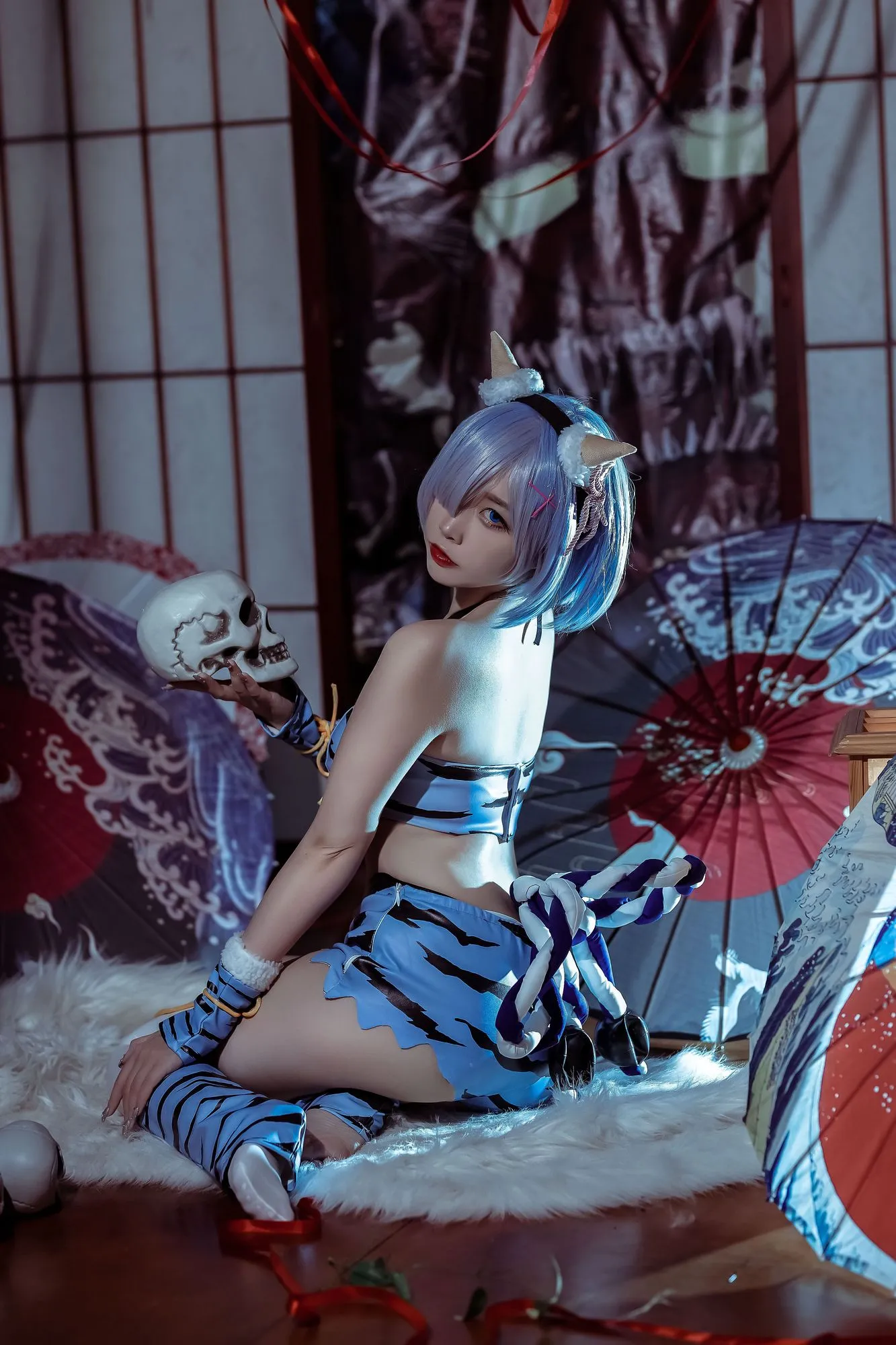 图片[5]-No.110-蕾姆夏日鬼衣 [12P]-coswz-cos王者