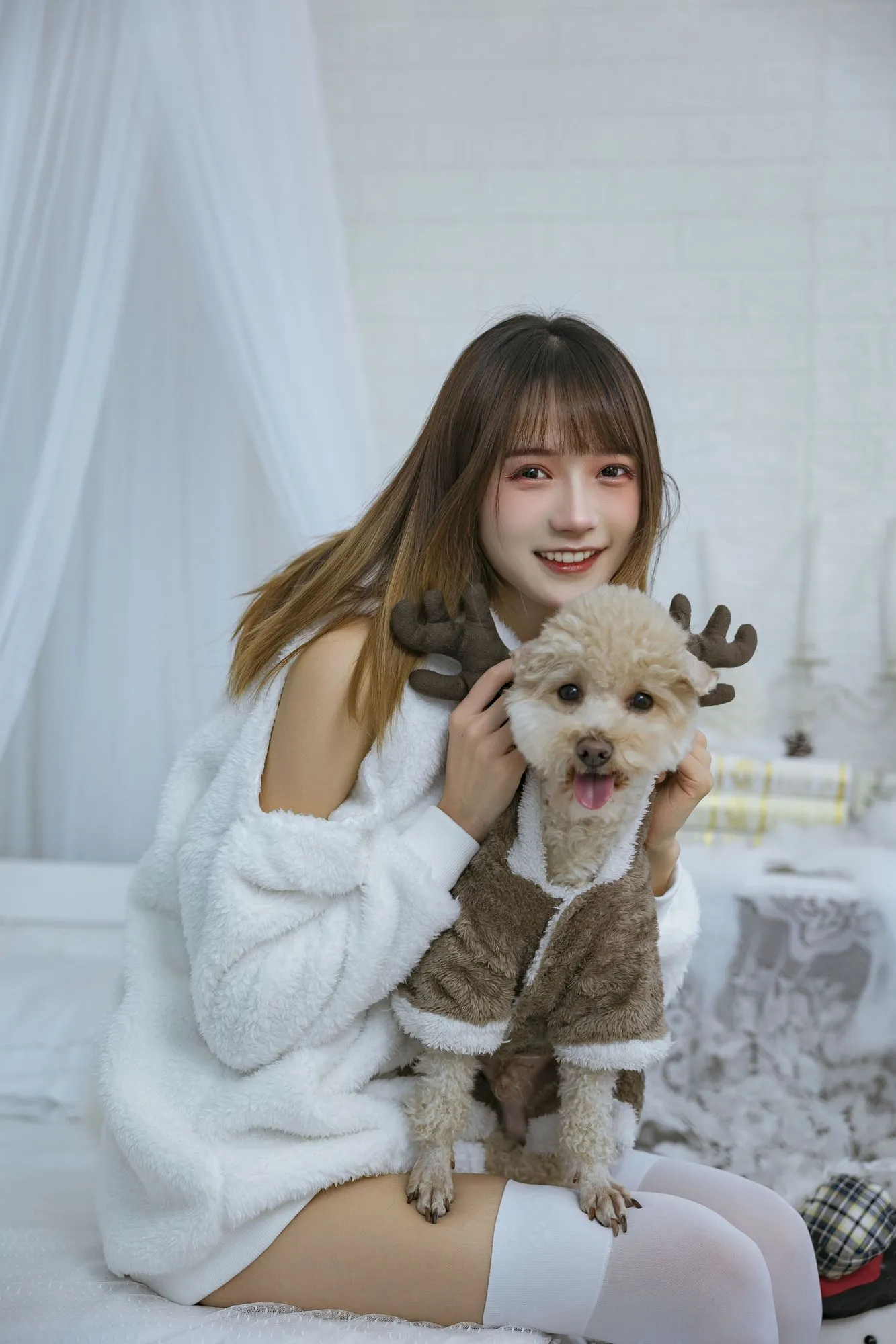 No.113 – 温馨少女与宠物们 [23P]-图妖社