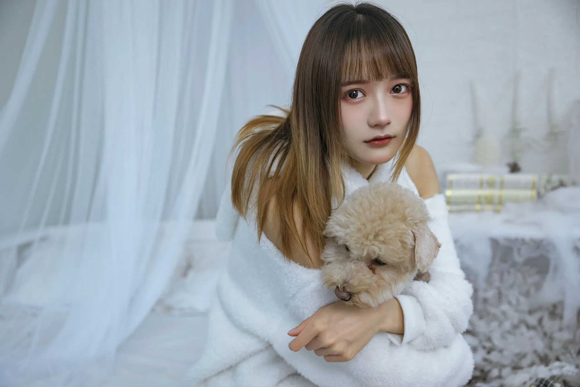 图片[3]-No.113 – 温馨少女与宠物们 [23P]-coswz-cos王者