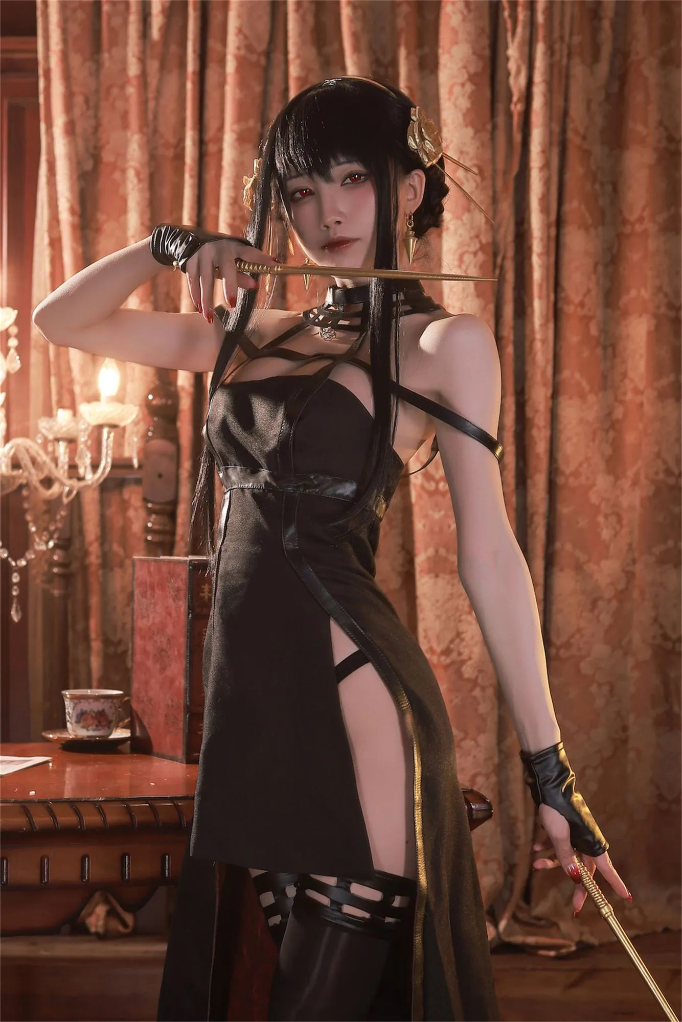 图片[5]-No.116-约尔 黑礼服 [64P]-coswz-cos王者
