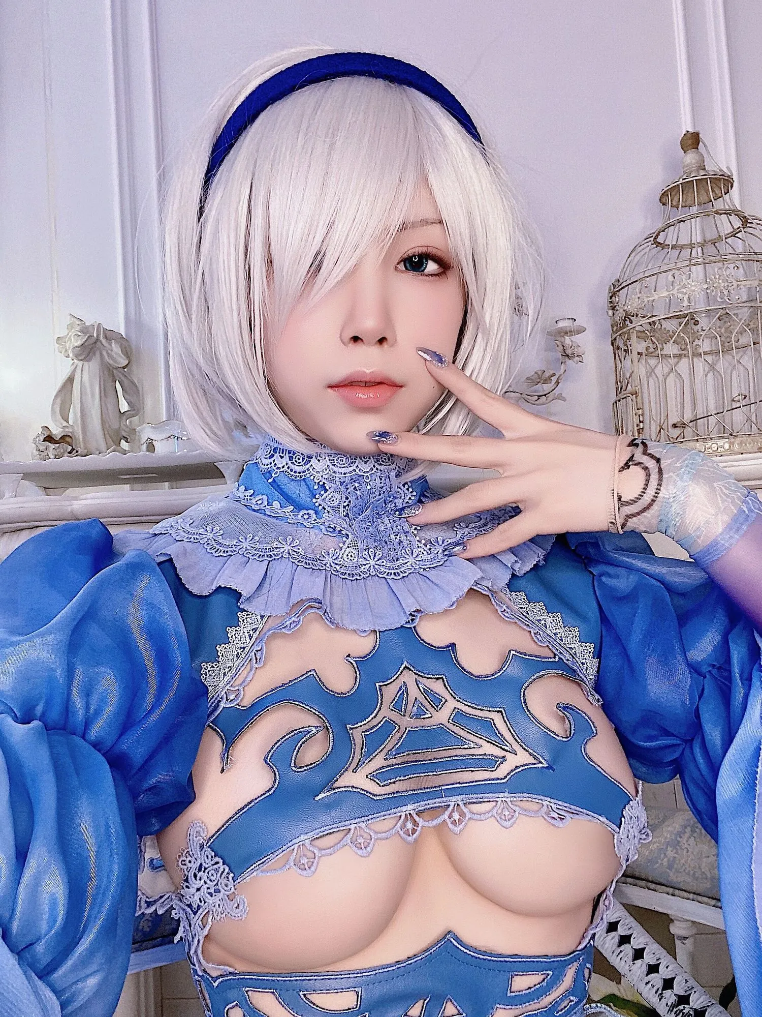 图片[5]-No.121-冰雪2b 自拍 [20P]-coswz-cos王者