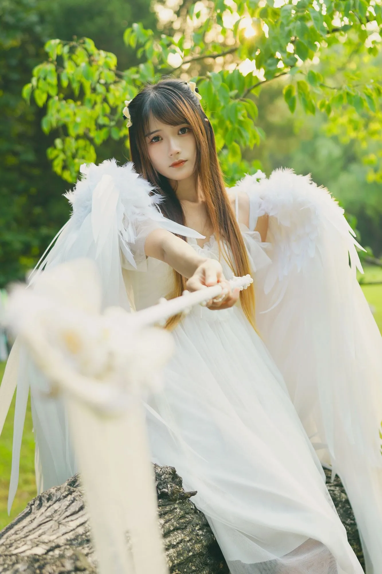 图片[3]-No.122 – 林中天使 [36P]-coswz-cos王者