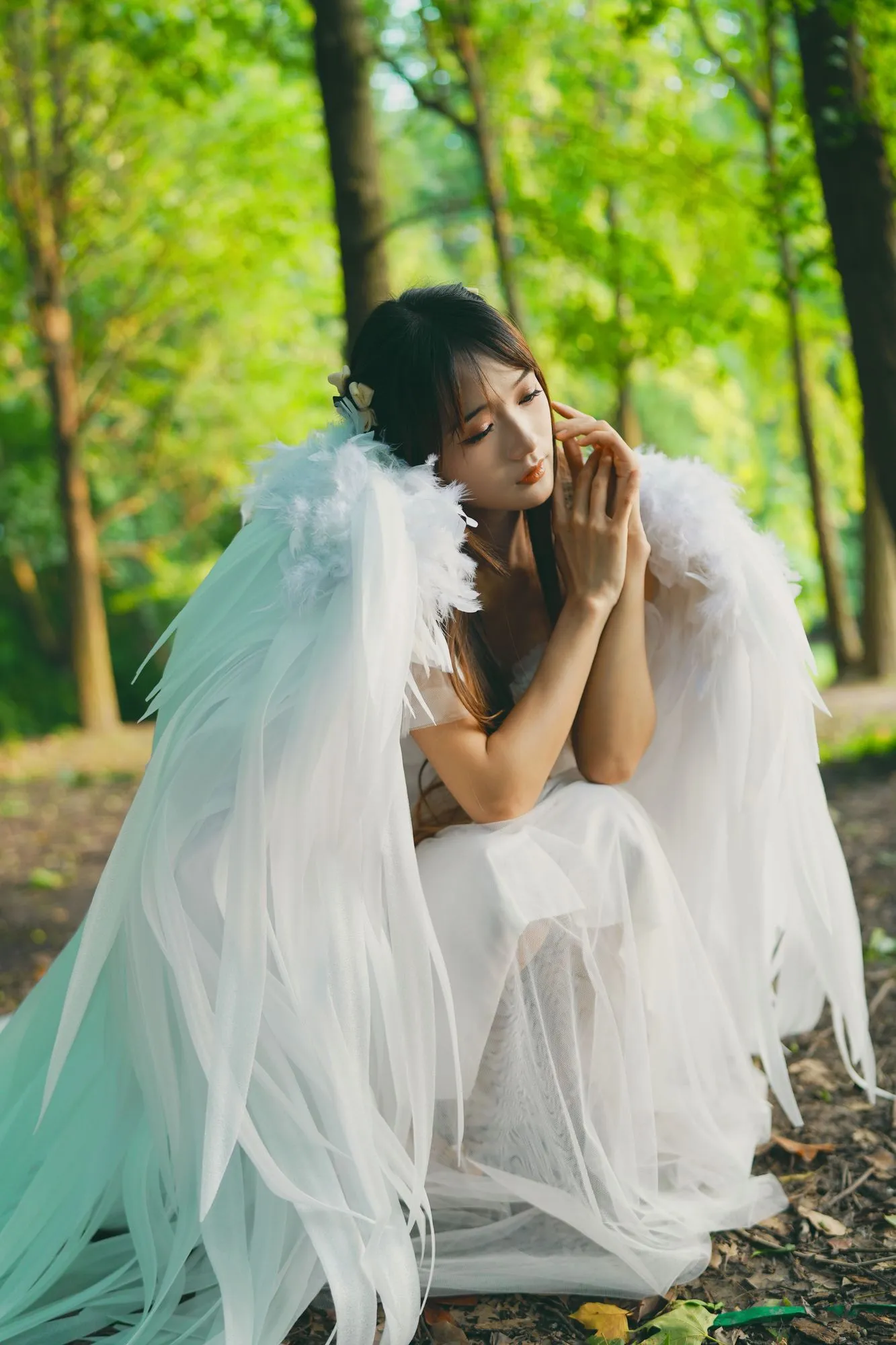 图片[2]-No.122 – 林中天使 [36P]-coswz-cos王者