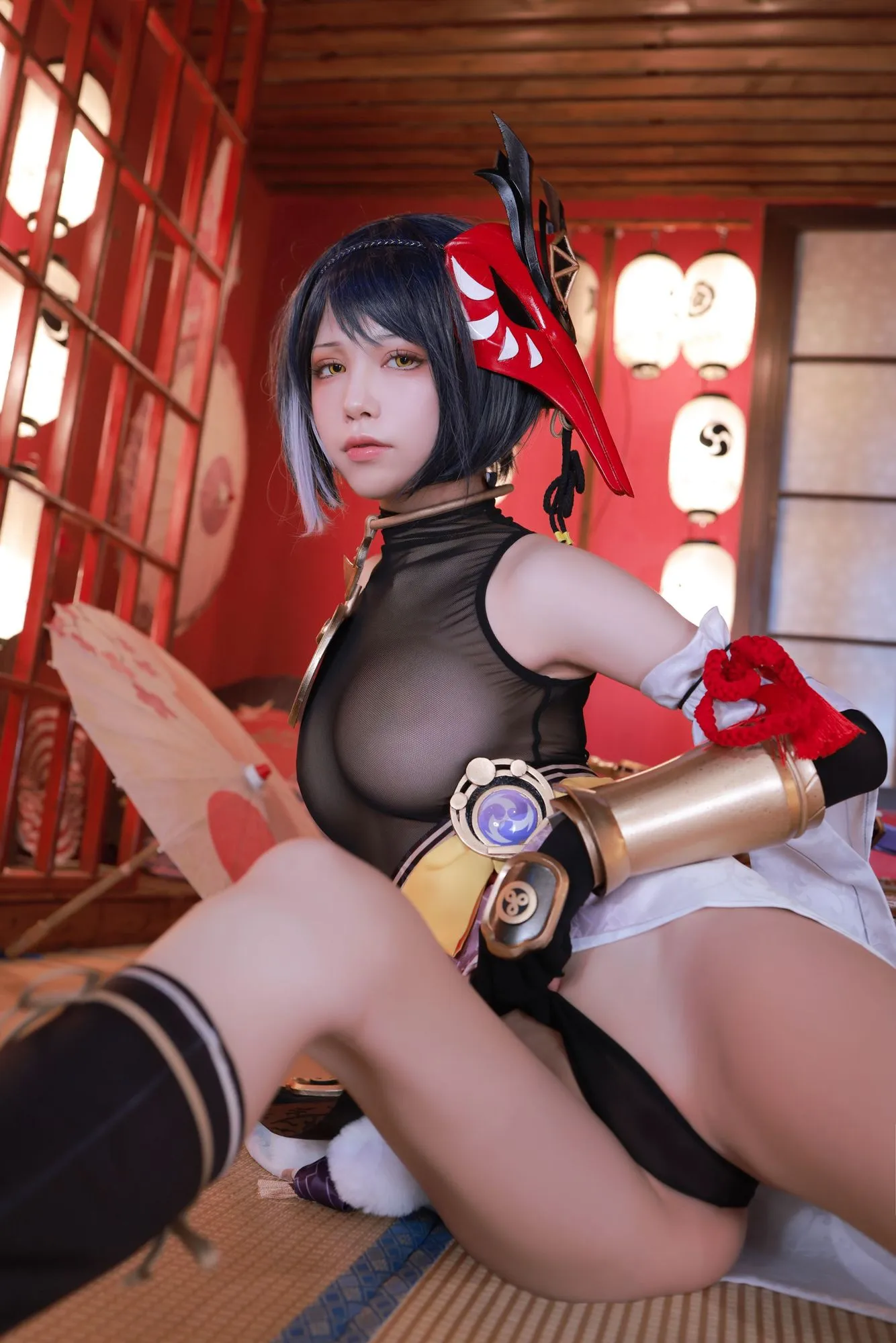 图片[3]-No.123-原神 九条裟罗 自拍2 [33P]-coswz-cos王者