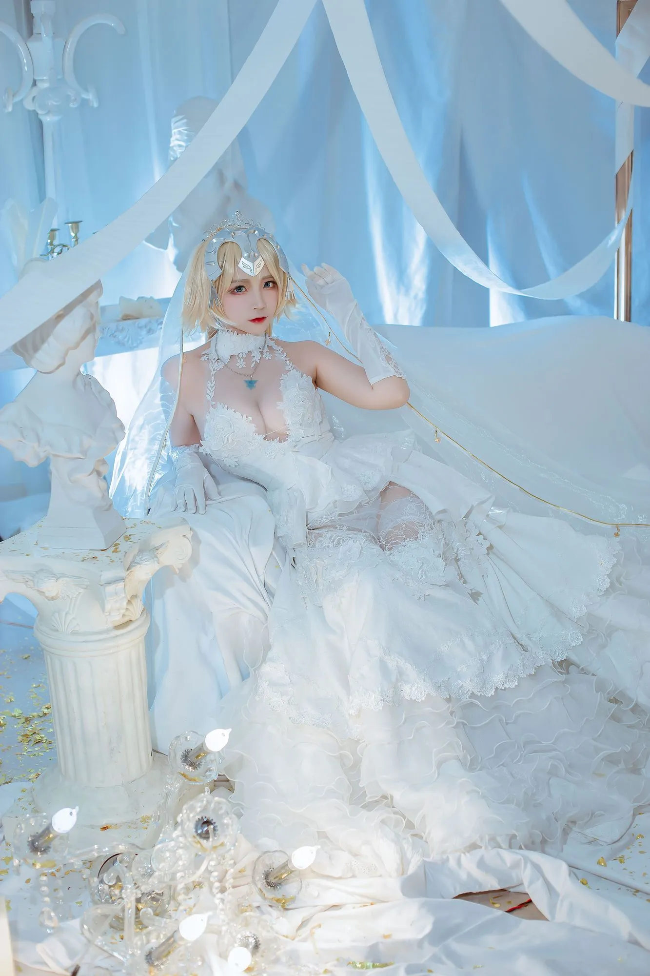 图片[2]-No.127-fate贞德花嫁 [12P]-coswz-cos王者