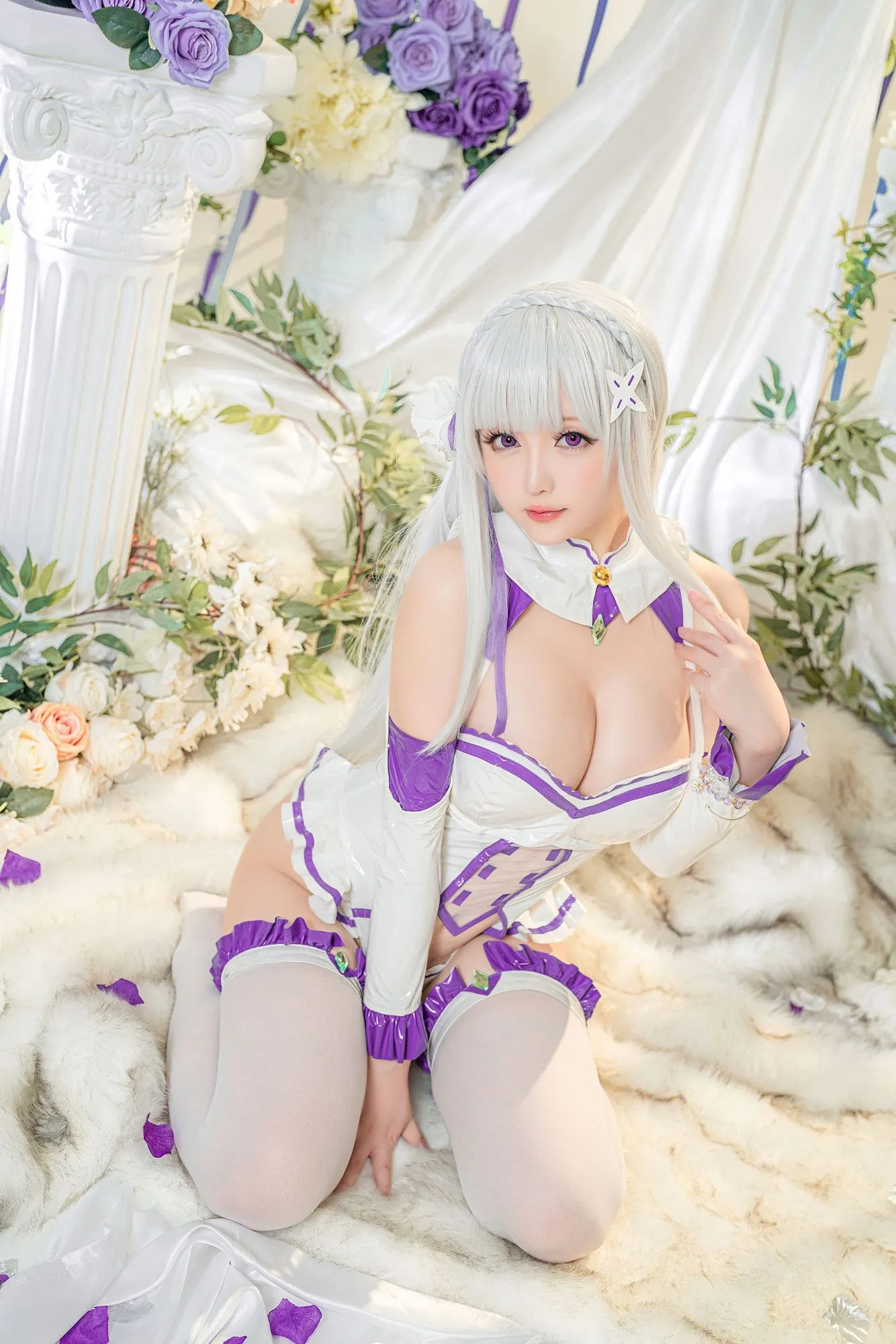 图片[3]-No.127-爱蜜莉雅 [97P 2V]-coswz-cos王者