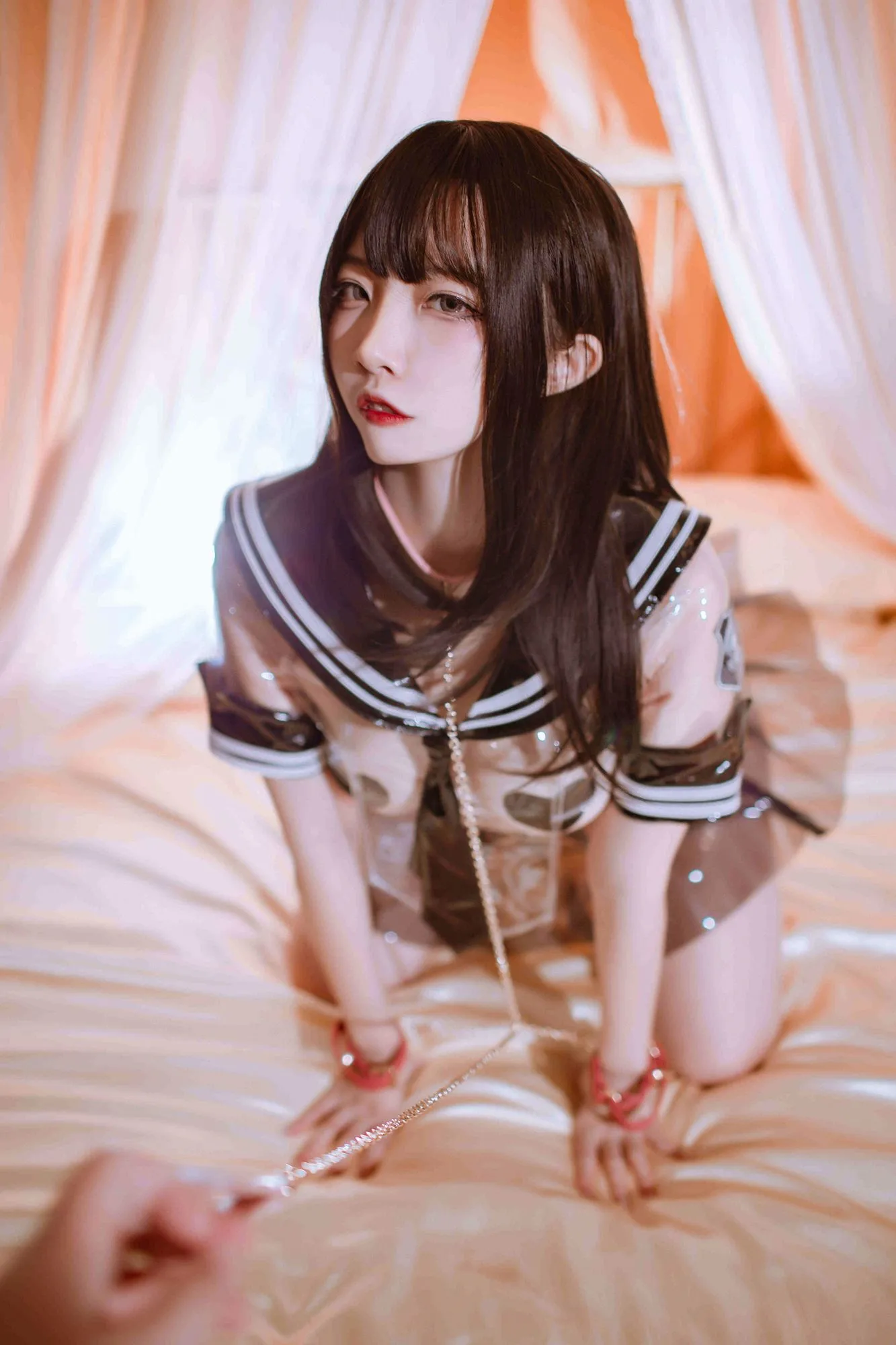 图片[2]-No.129-私房透明JK [40P]-coswz-cos王者