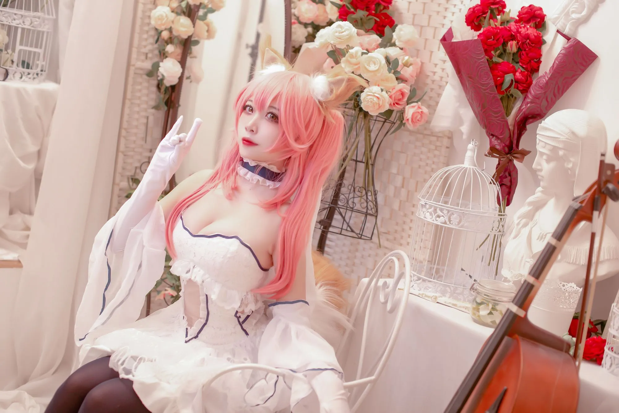 No.130-Fate玉藻前婚纱 [9P]-图妖社