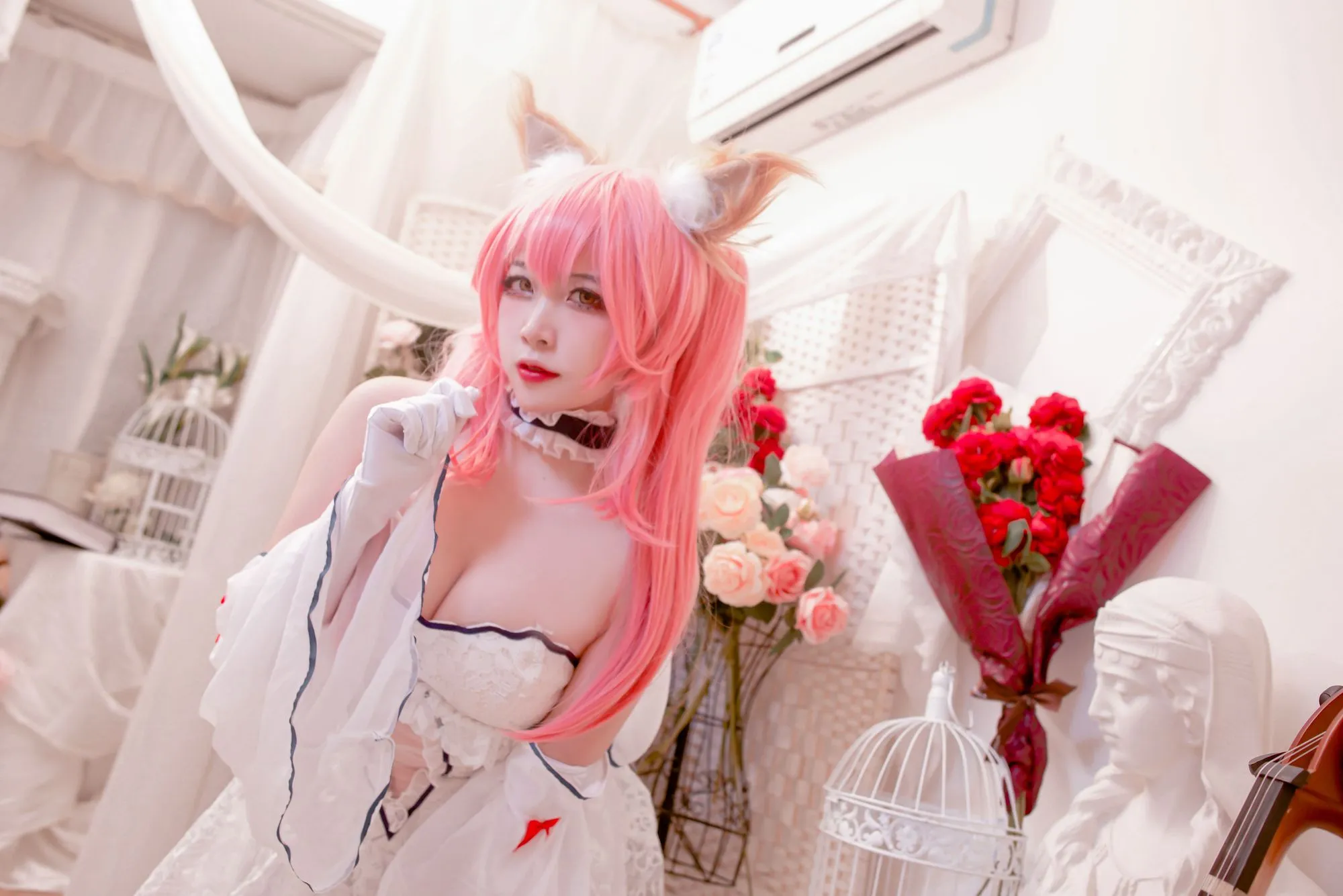 图片[5]-No.130-Fate玉藻前婚纱 [9P]-coswz-cos王者