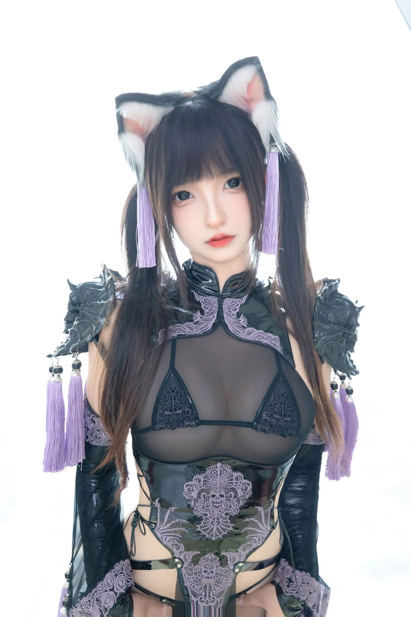 图片[4]-No.136-旗袍猫女 [75P 2V]-coswz-cos王者