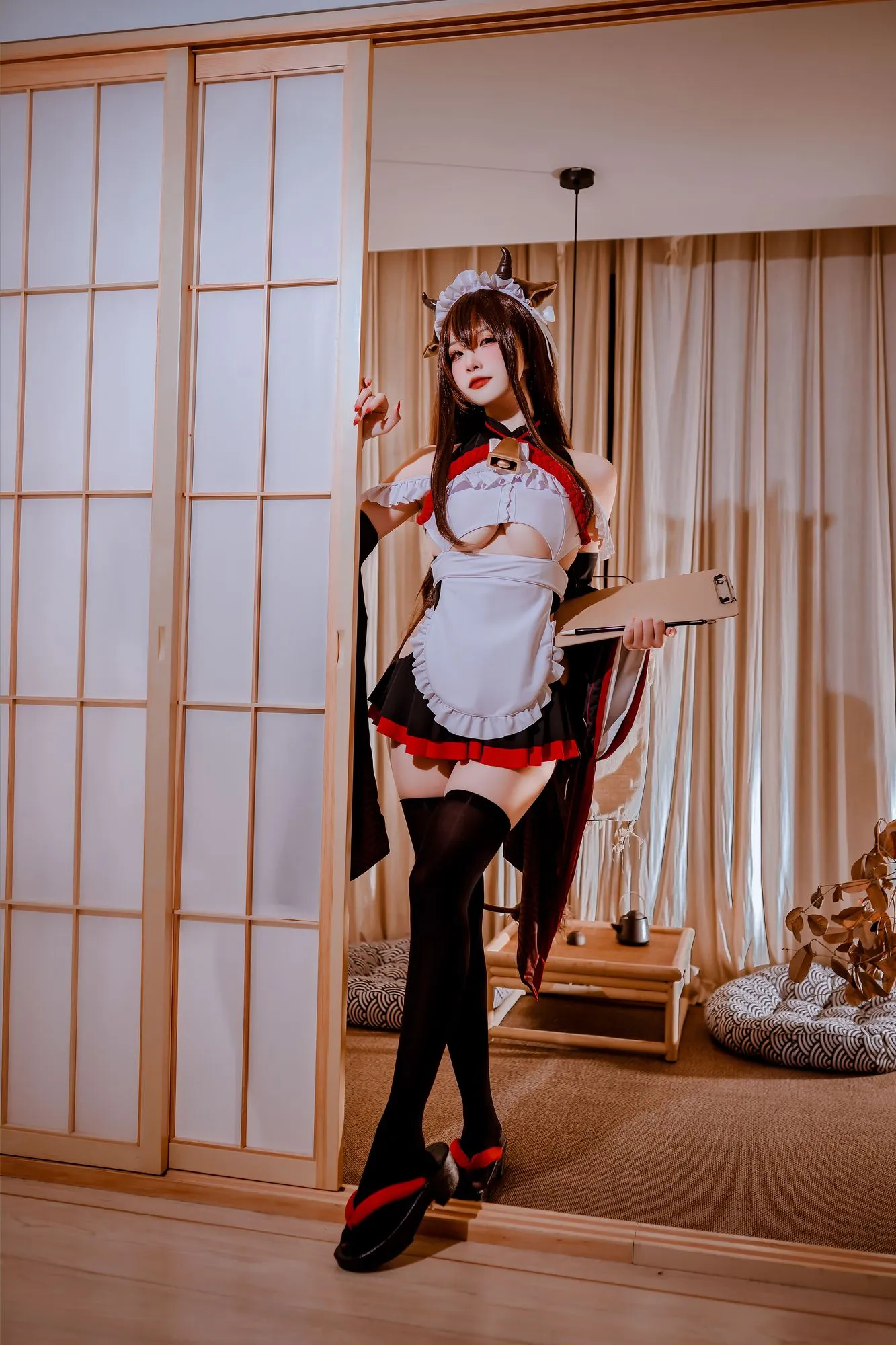 图片[2]-No.145 – 碧蓝樫野女仆 [33P]-coswz-cos王者
