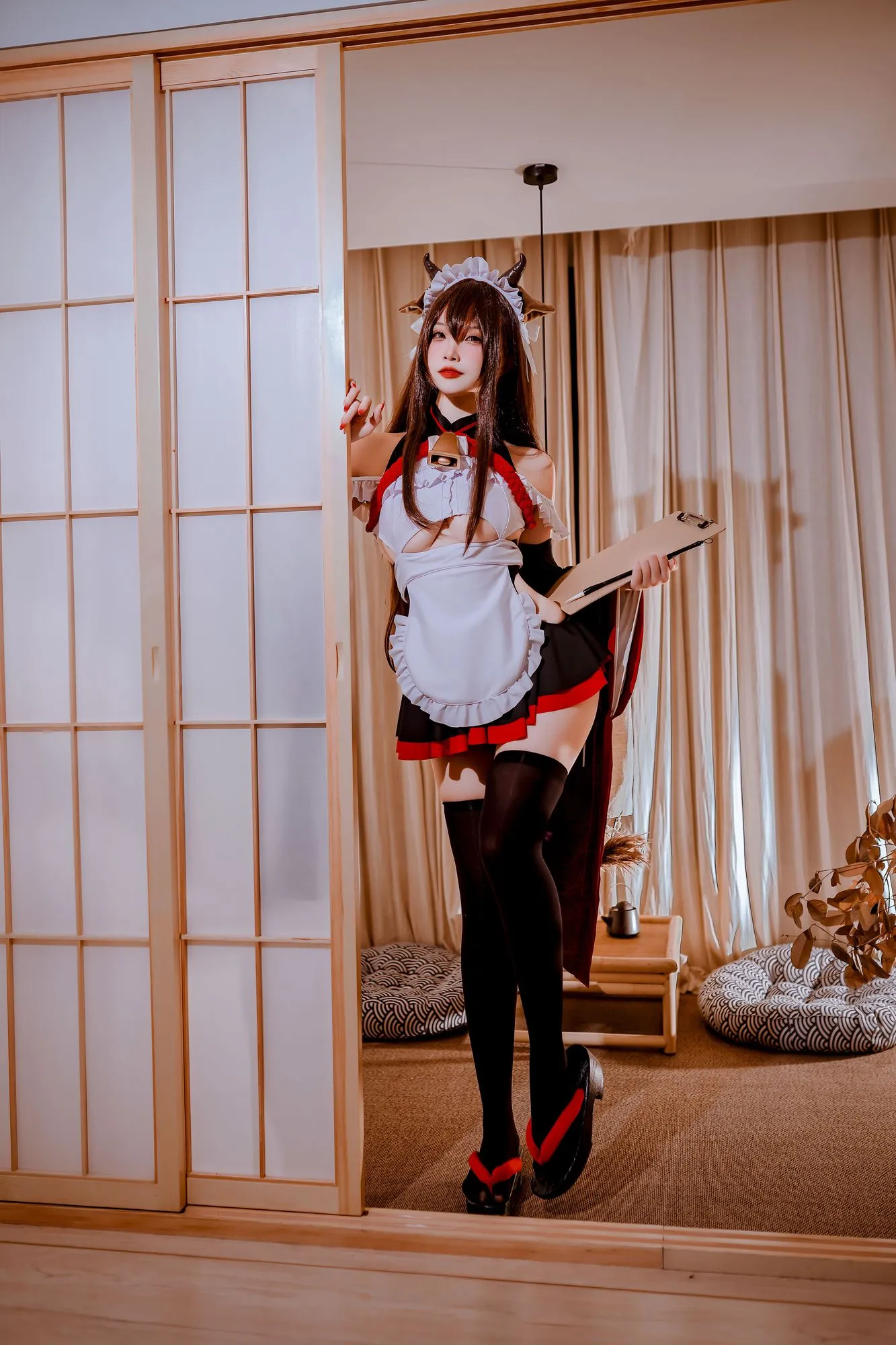 图片[4]-No.145 – 碧蓝樫野女仆 [33P]-coswz-cos王者