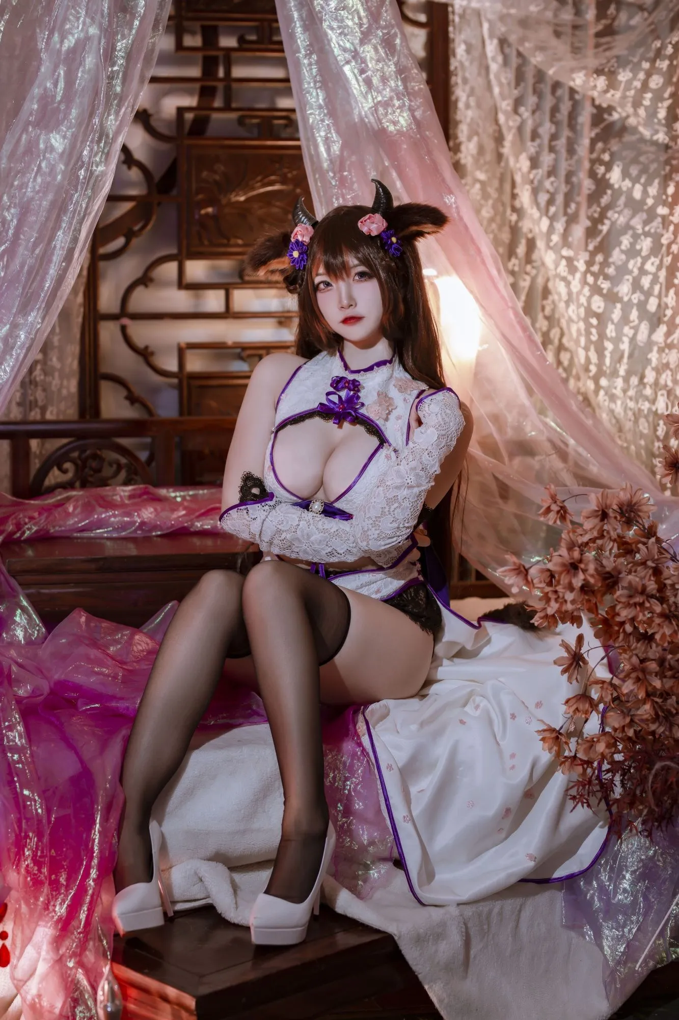 图片[5]-No.146 – 碧蓝樫野旗袍 [24P]-coswz-cos王者